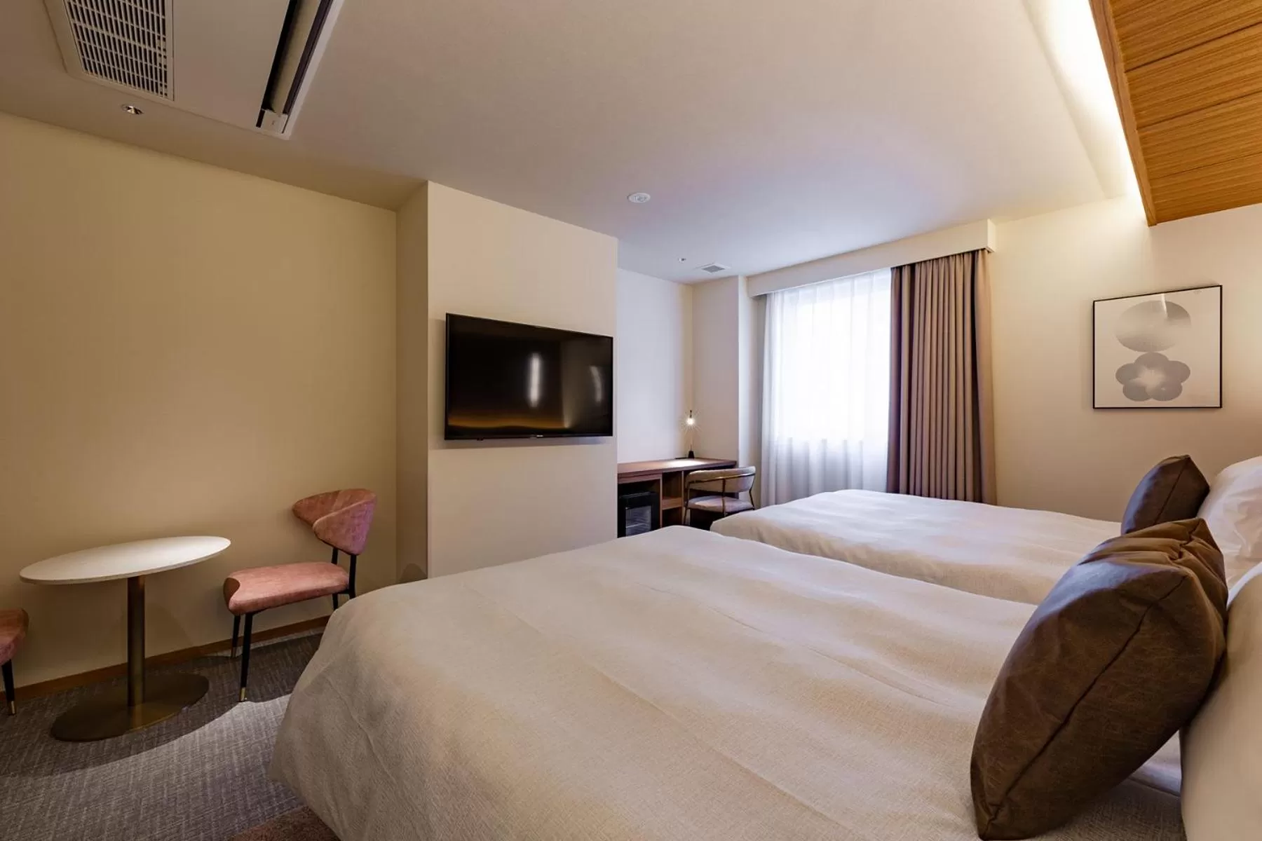 TV and multimedia, Bed in The OneFive Terrace Fukuoka