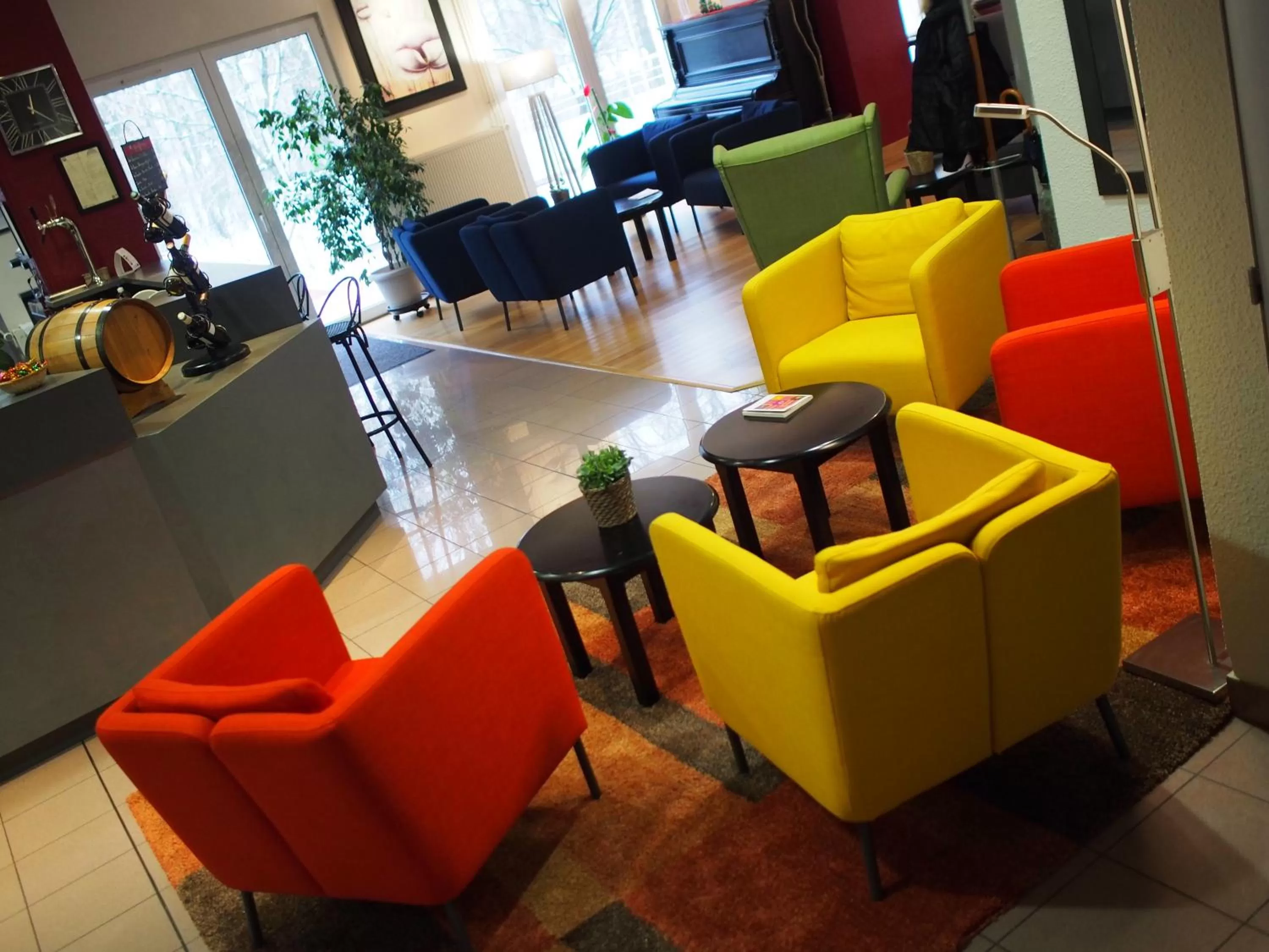 Lobby or reception in Hôtel et Restaurant Aster, Saint-Avold Nord