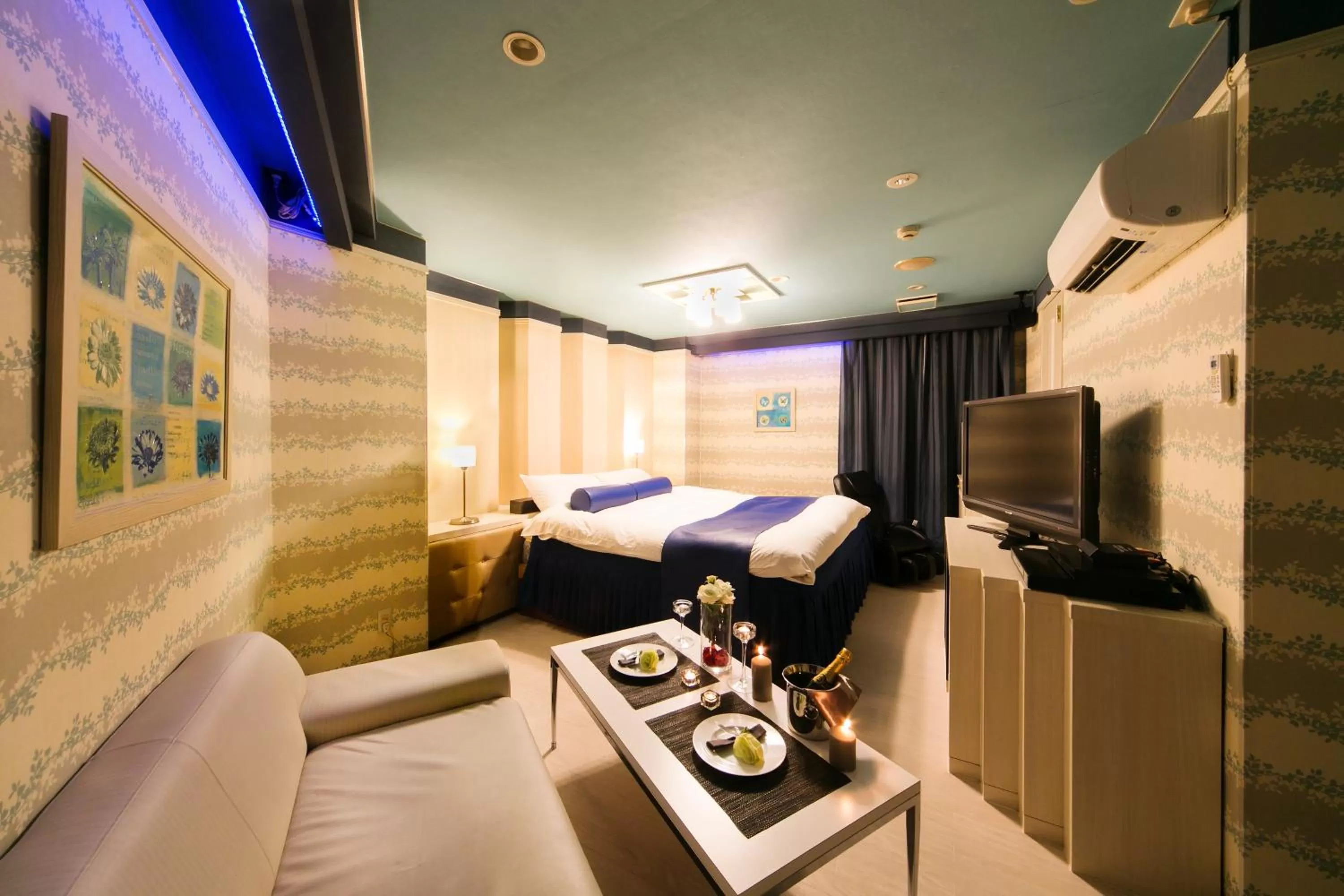 Photo of the whole room, Bed in Hotel Renaissance Sendai -Adult Only