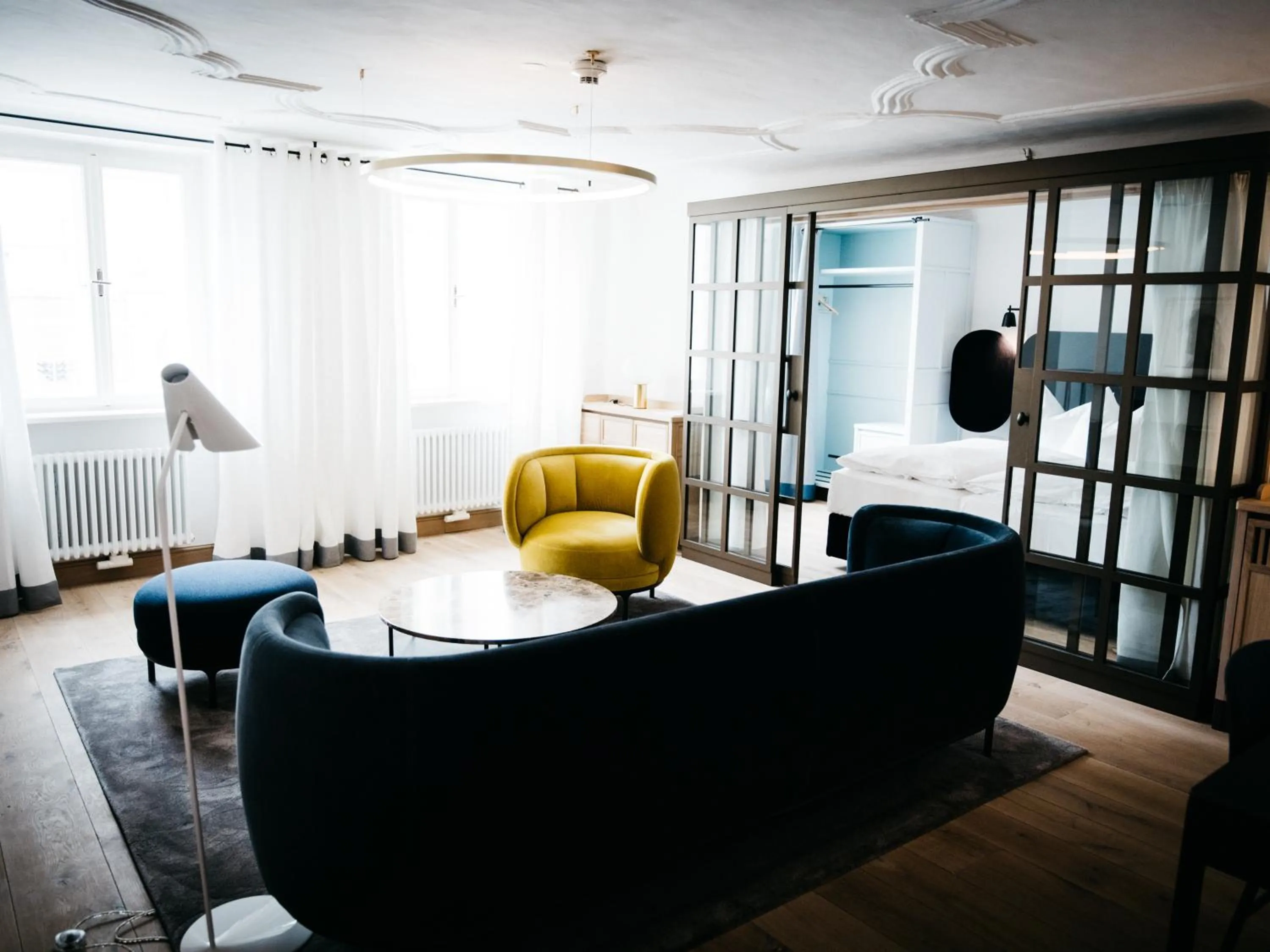 Living room in artHotel Blaue Gans