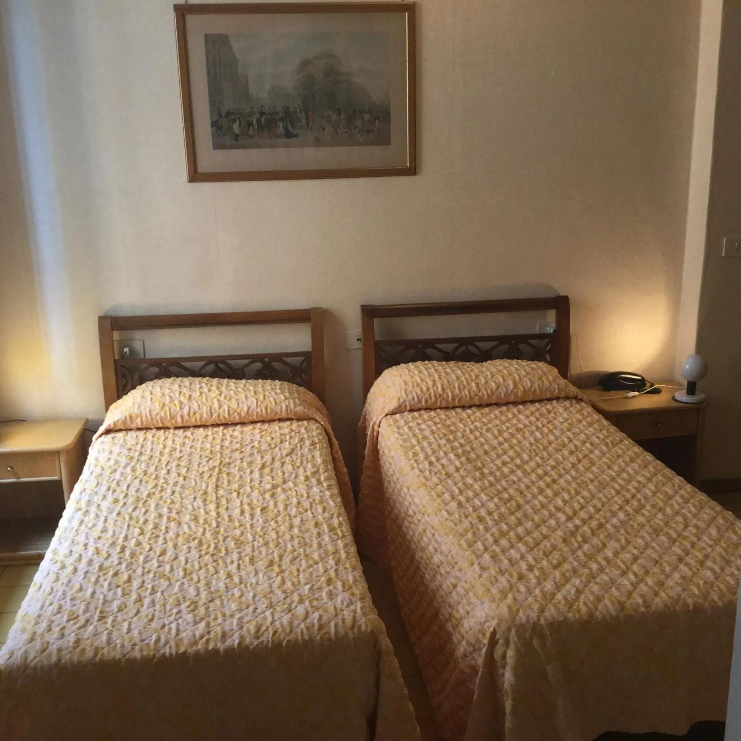 Bed in Hotel Touring