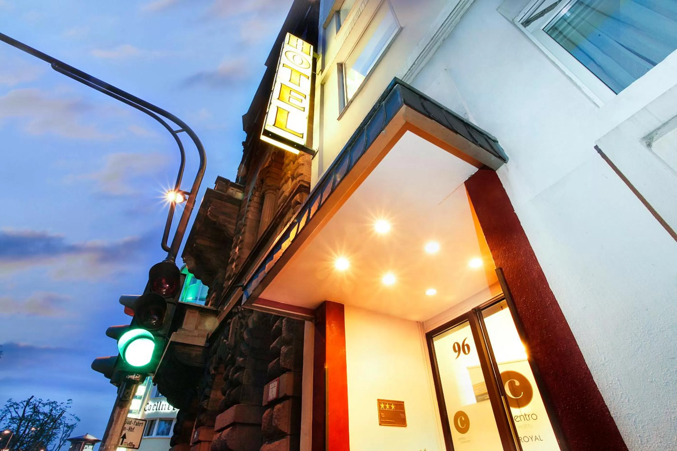 Facade/entrance in INA Hotel Royal