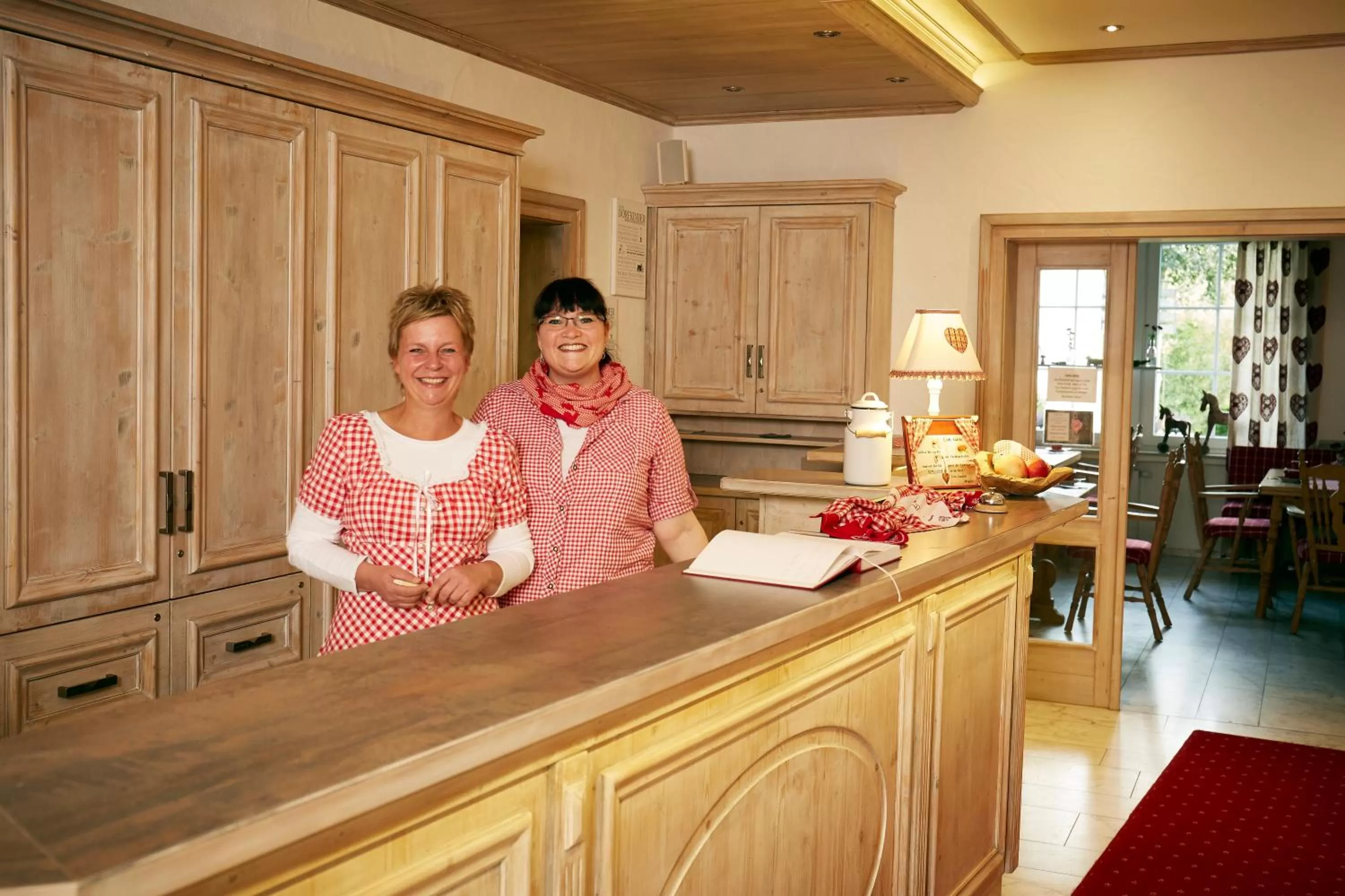 Lobby or reception in Hotel Garni Dorfkammer