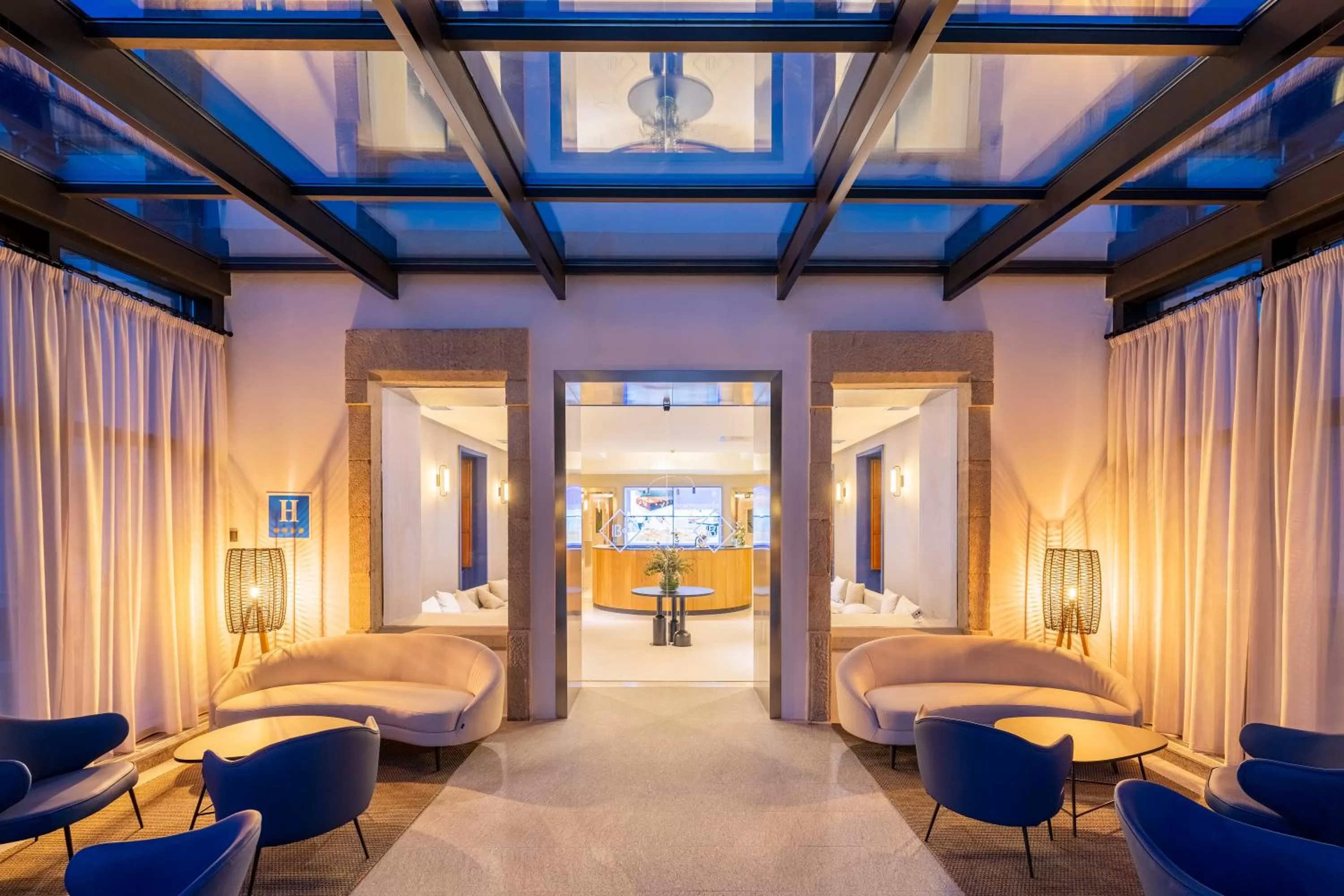 Lobby or reception, Bed in Iberik Gran Balneario de Guitiriz