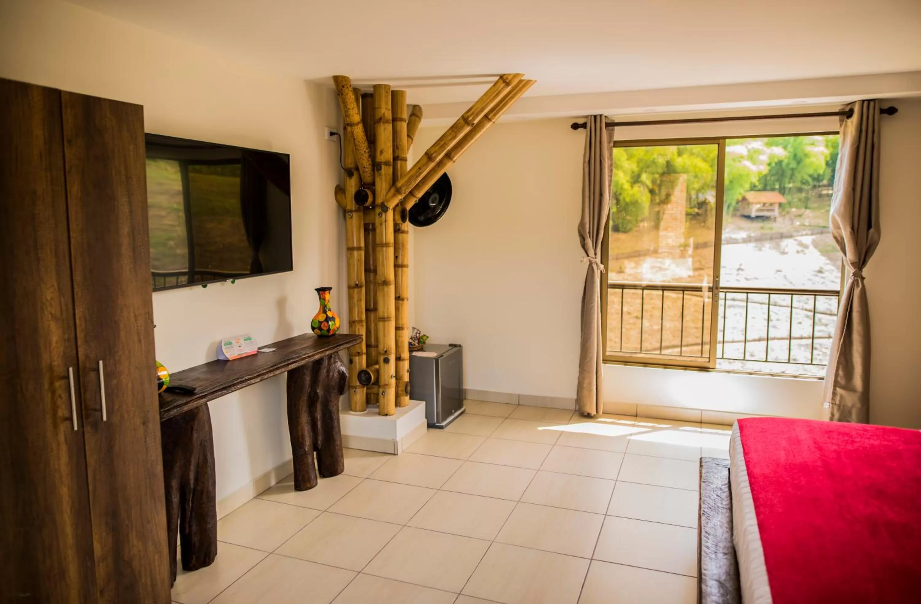 TV and multimedia, Bed in La Victoria Hotel Campestre