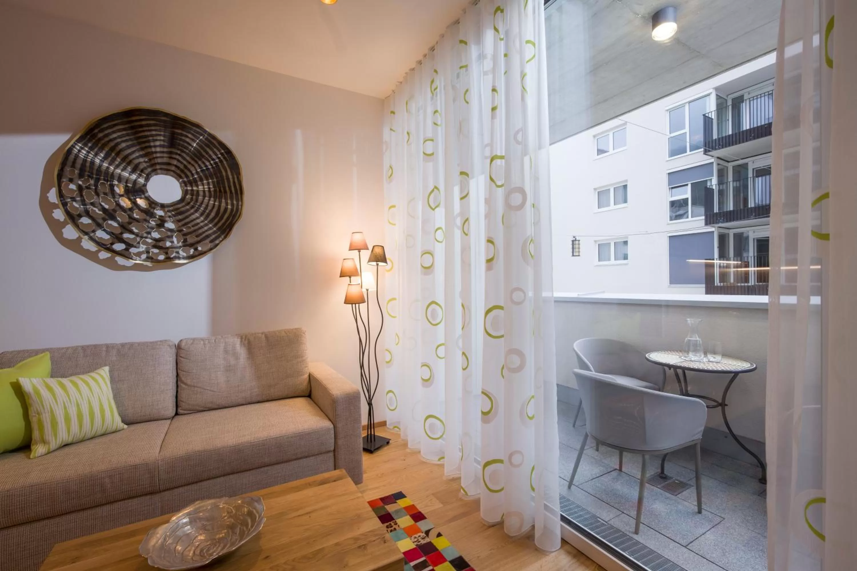 Balcony/Terrace, Seating Area in Private Living Apartments