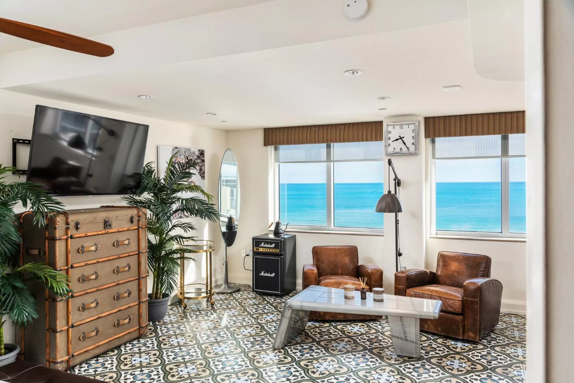 Seating area in National Hotel, An Adult Only Oceanfront Resort