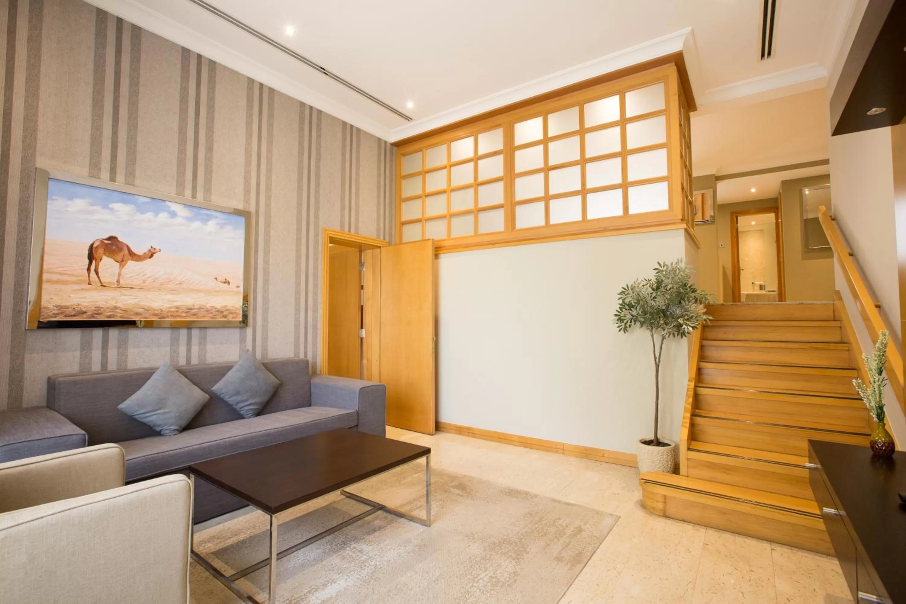 Living room in Dubai Marine Beach Resort & Spa