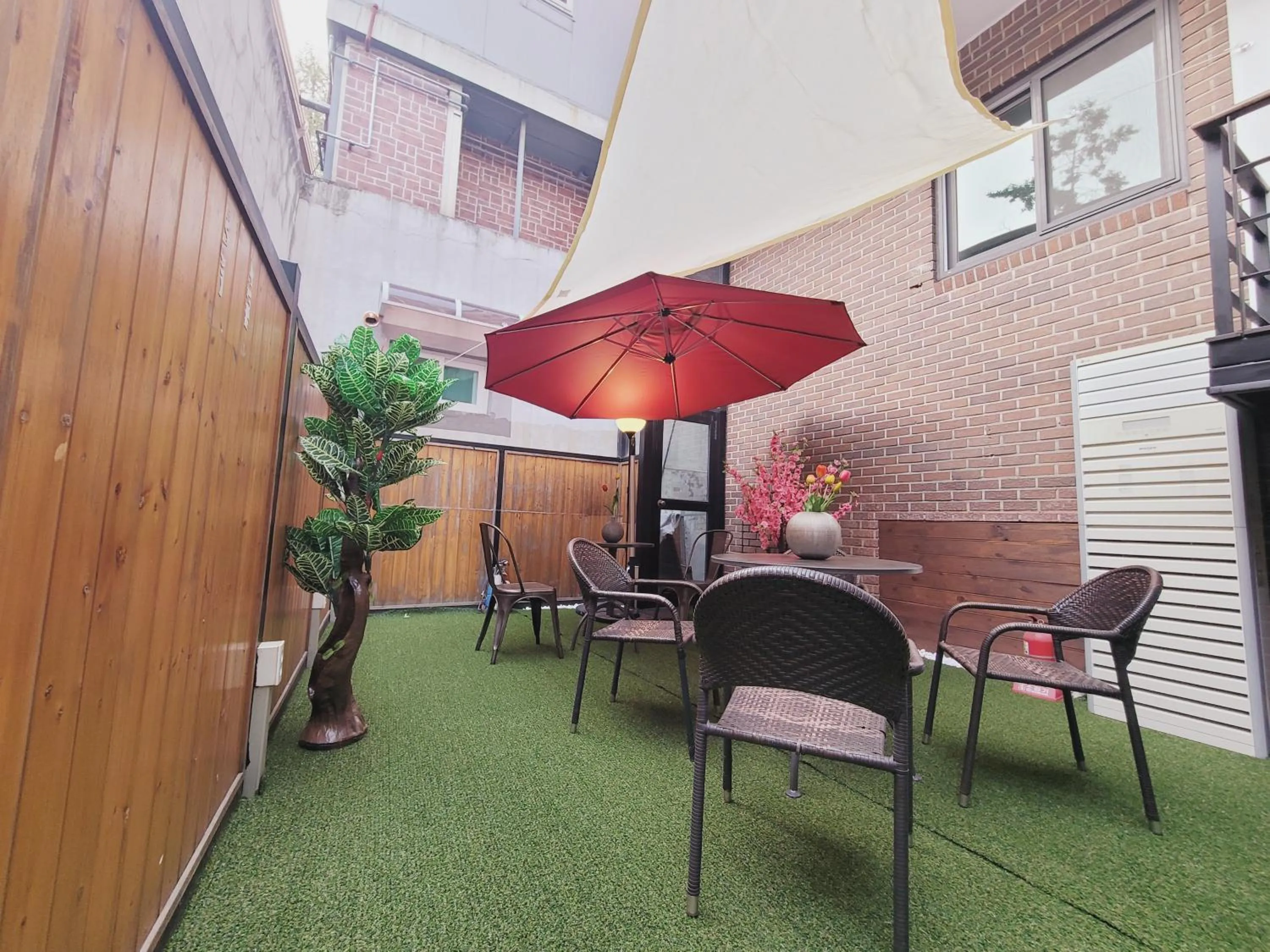 Balcony/Terrace in Olive Hostel MyeongDong