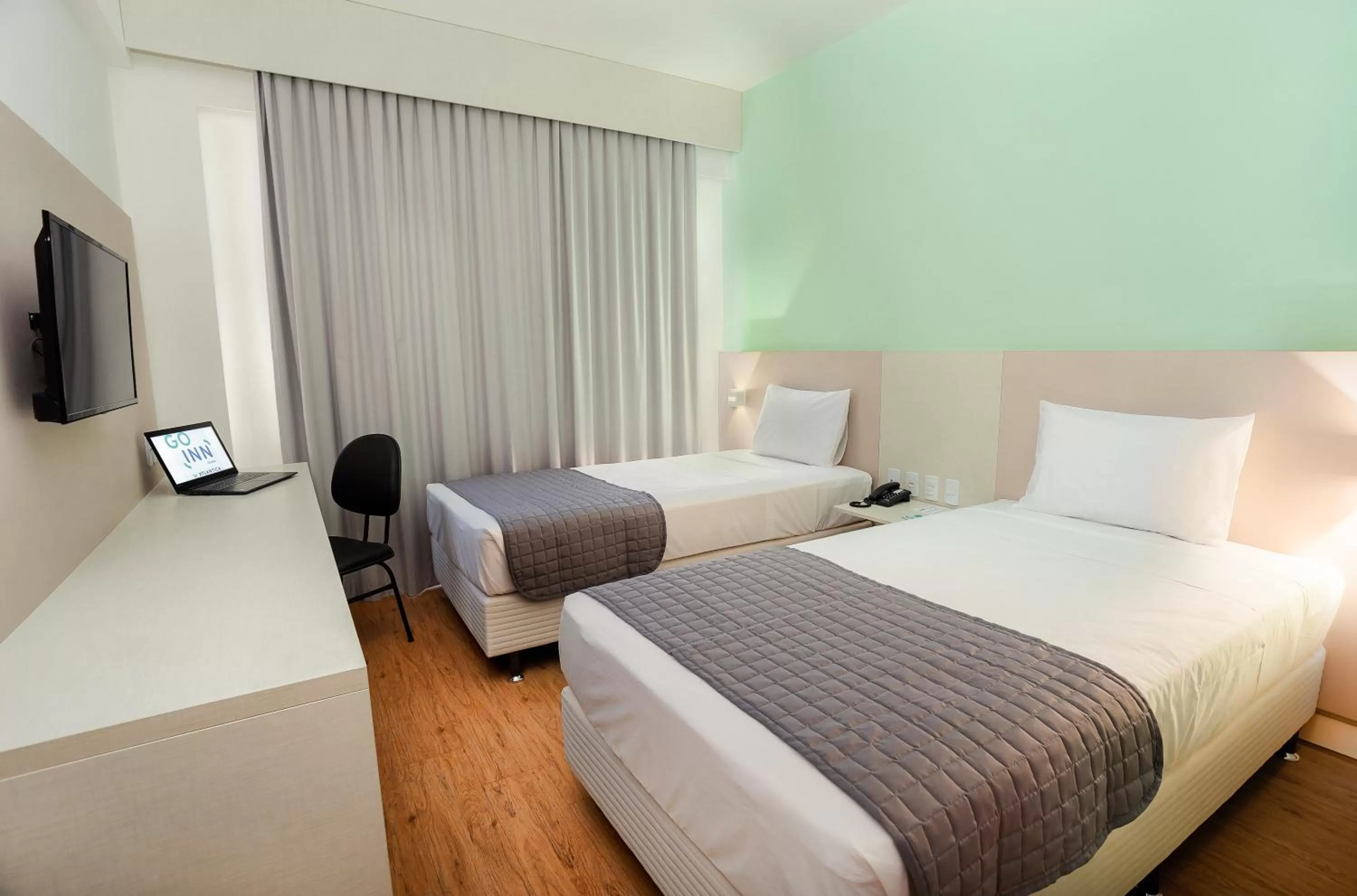 Bedroom, Bed in Go Inn Goiana by Atlantica Hotels