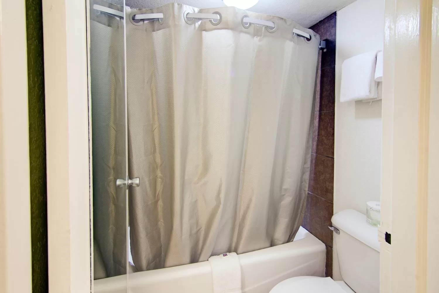 Shower in Motel 6-Mount Pleasant, TX