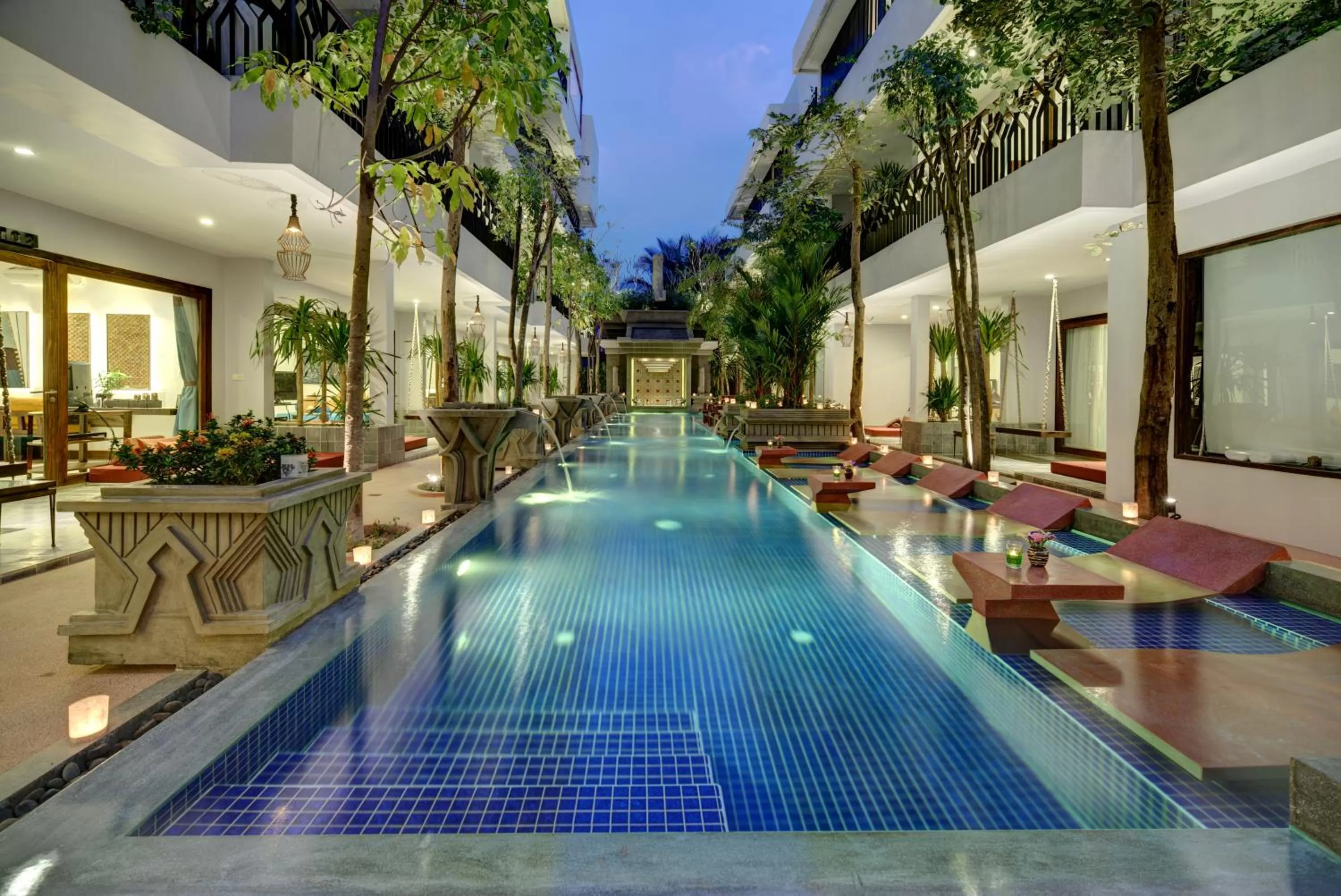 Swimming pool in Golden Temple Retreat