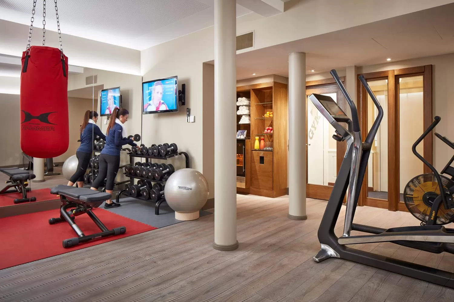 Fitness centre/facilities in Hotel Schweizerhof Zürich