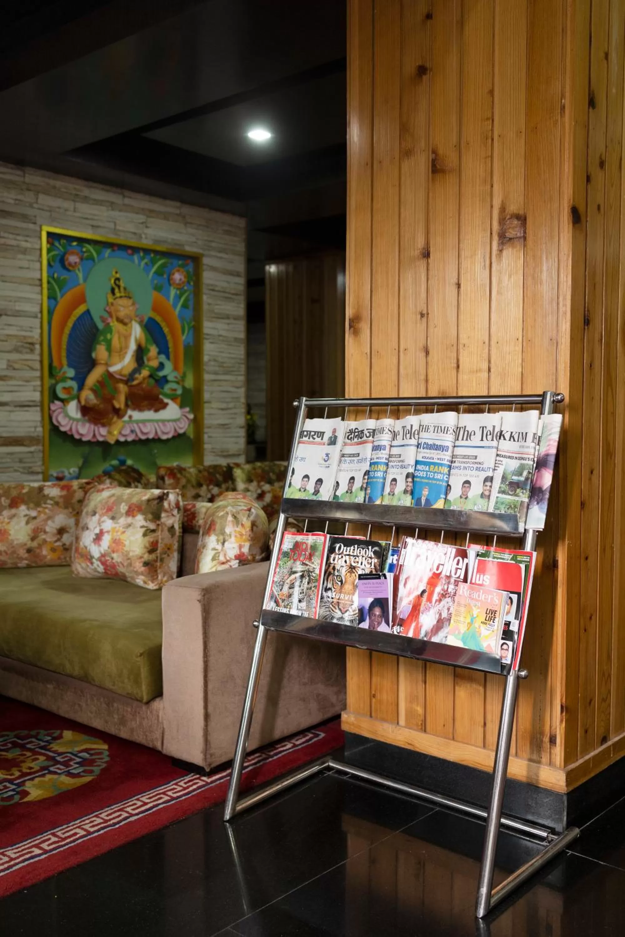 Living room in Yangthang Heritage