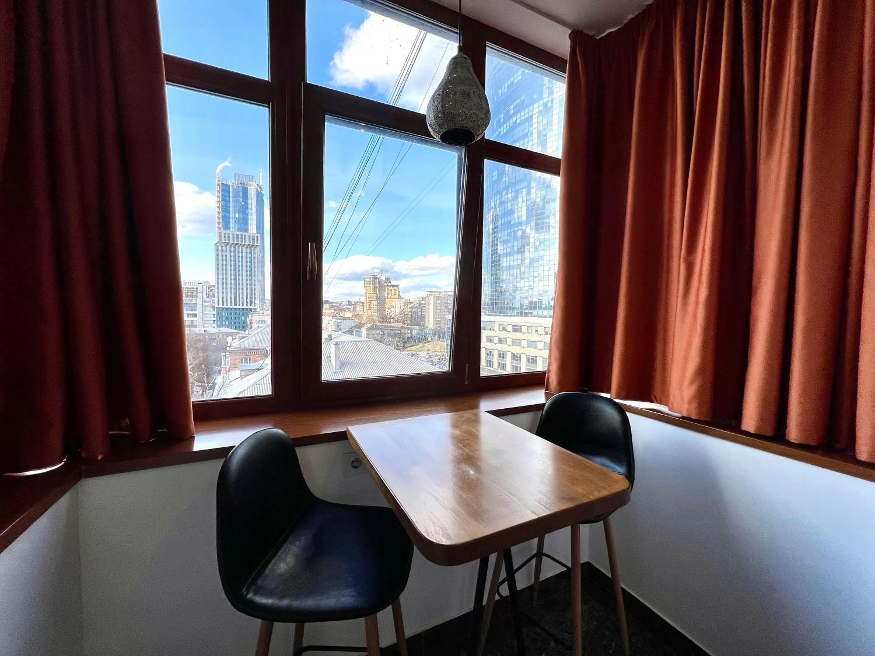 Balcony/Terrace in Kyiv Panorama Apartments near Gulliver