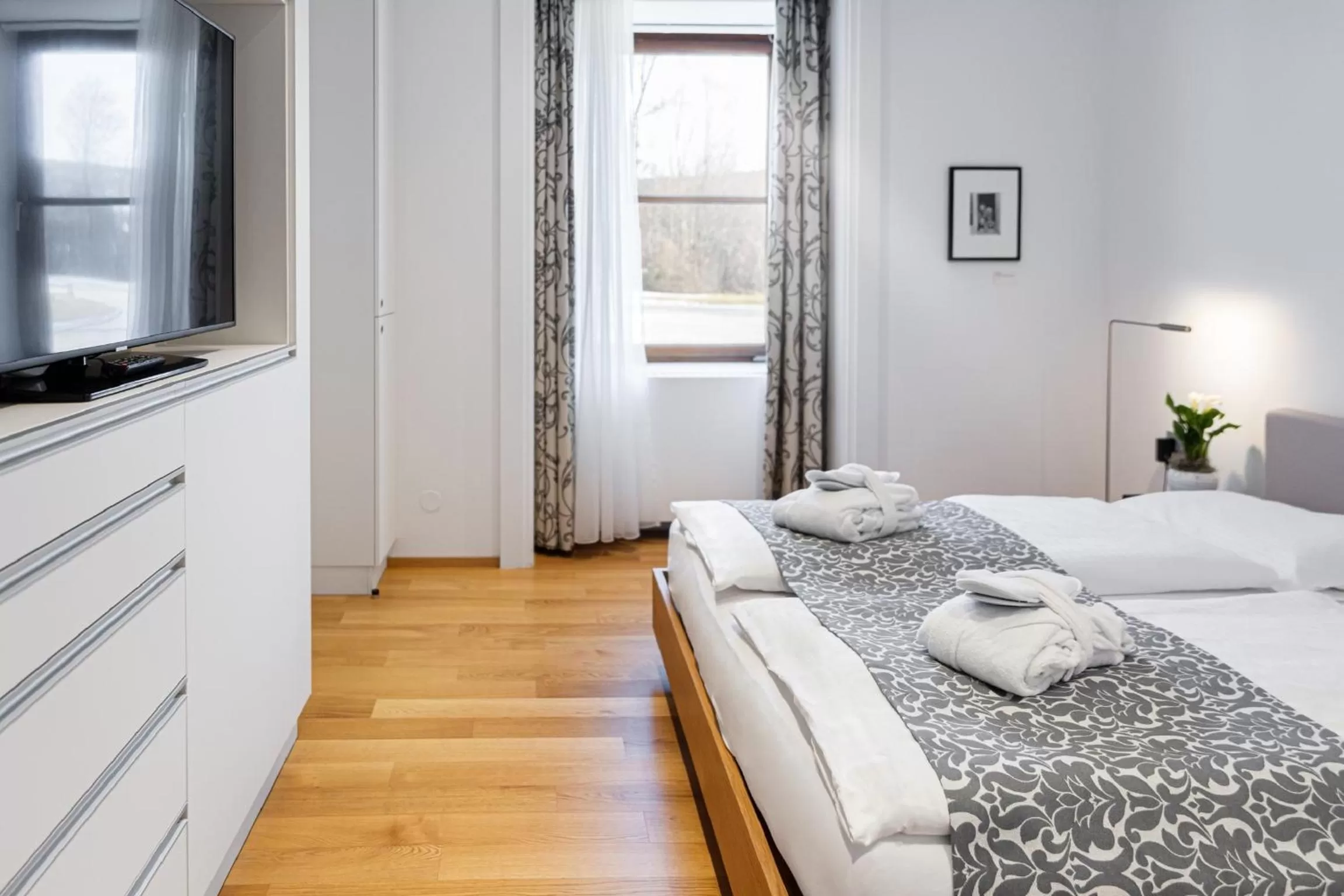 Bed in Hotel Schloss Hernstein