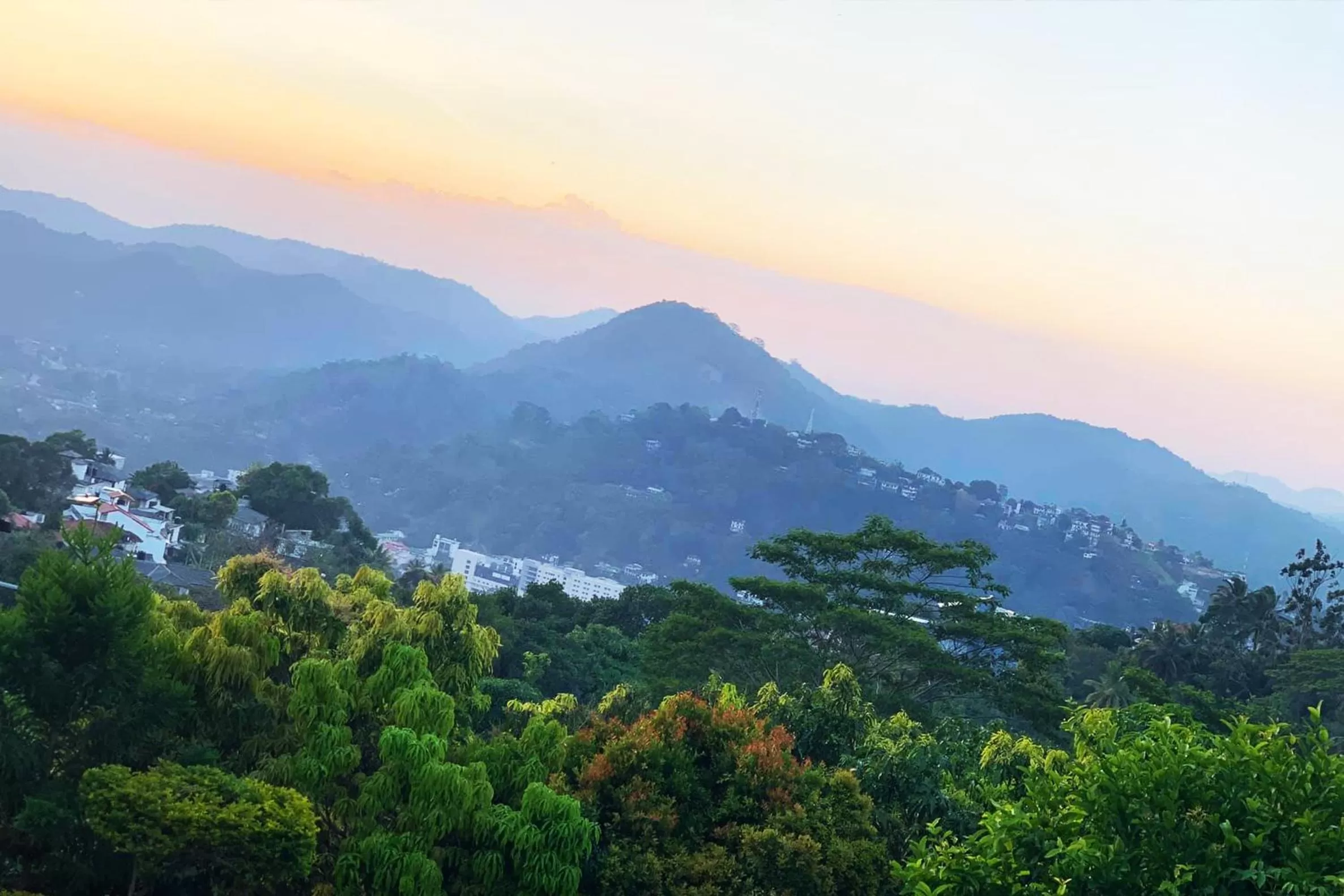 Mountain view in The Kandyan Villa