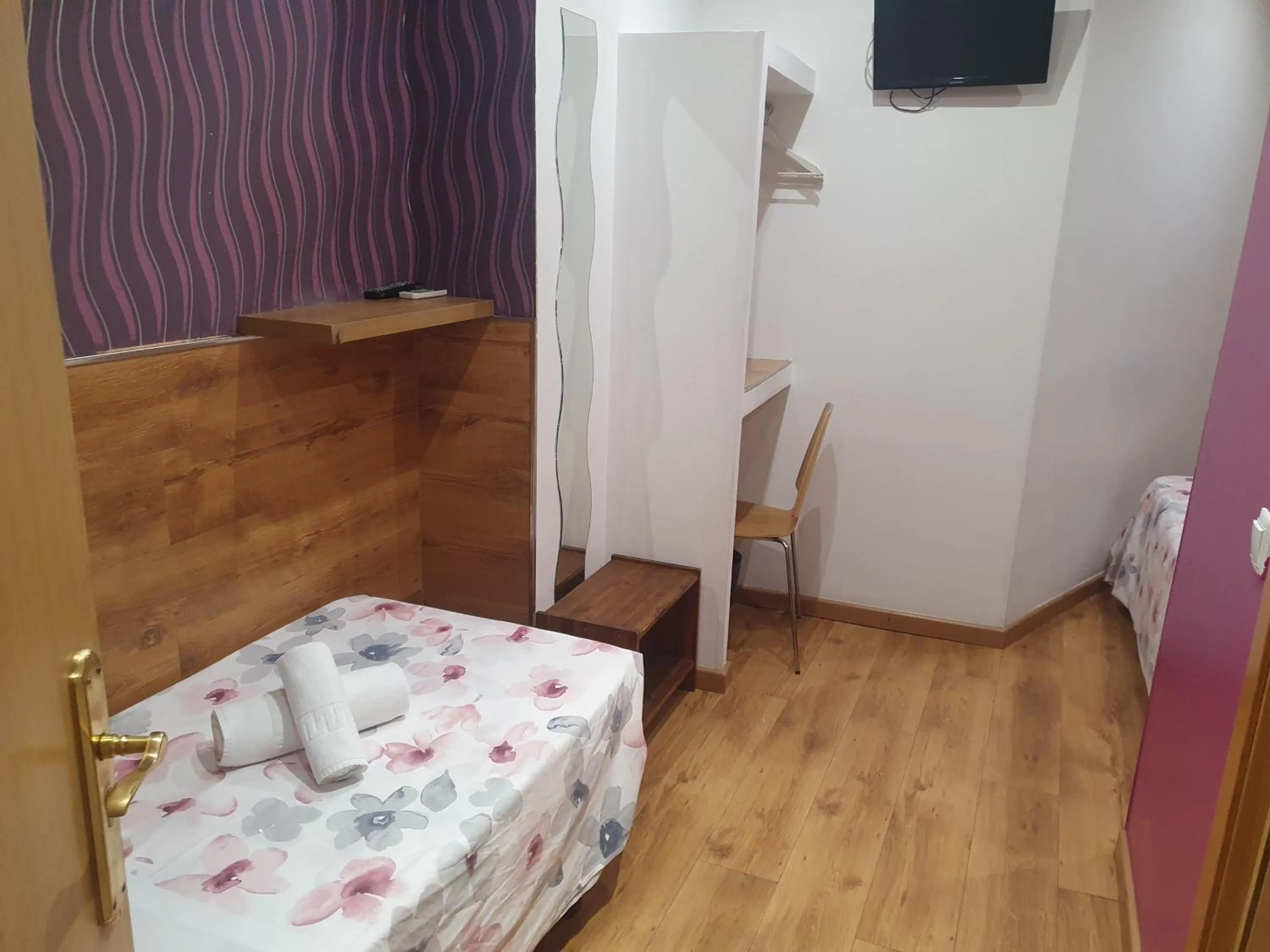 Bed in Hostal Abel Victoriano