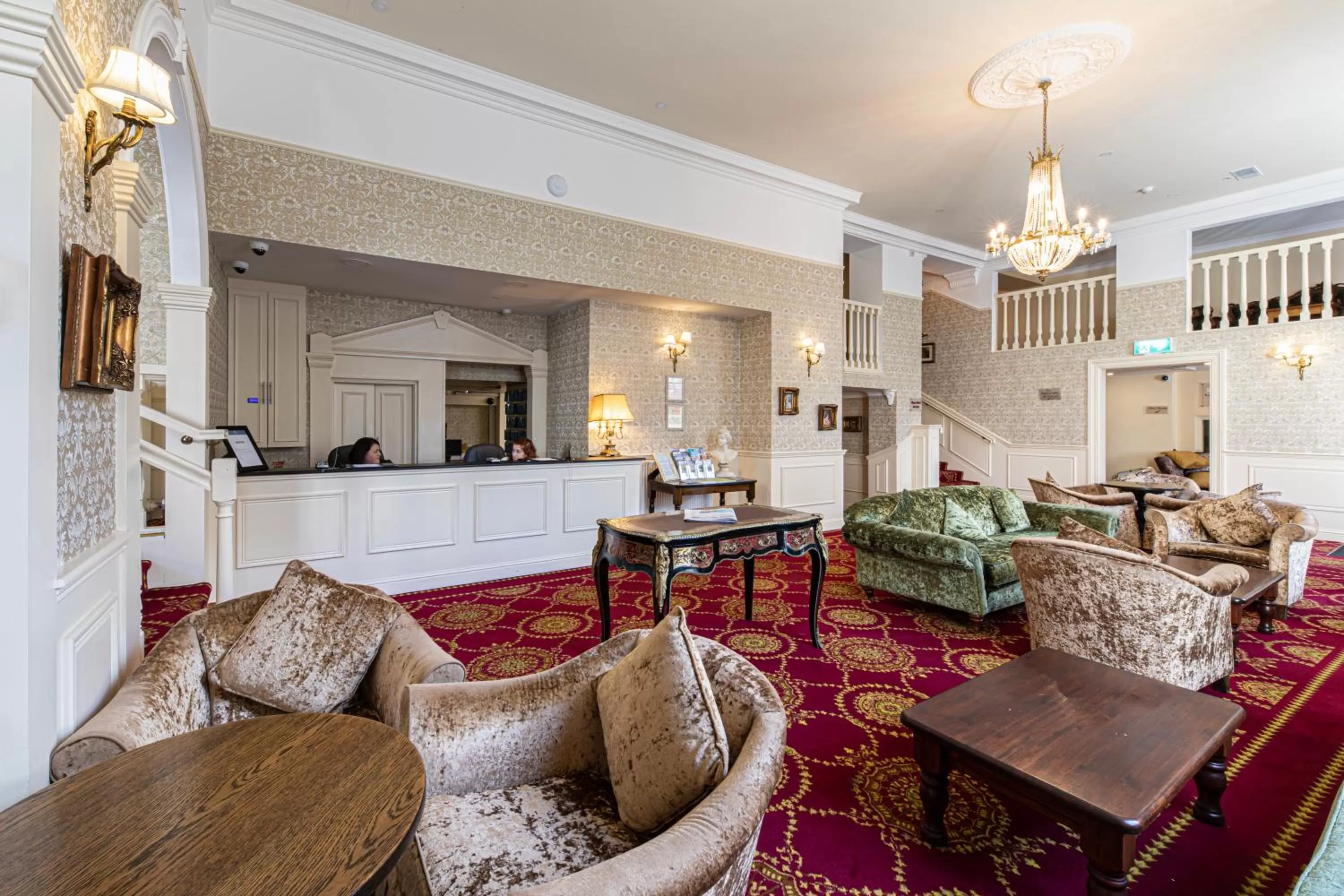 Lobby or reception in Ballina Manor Hotel