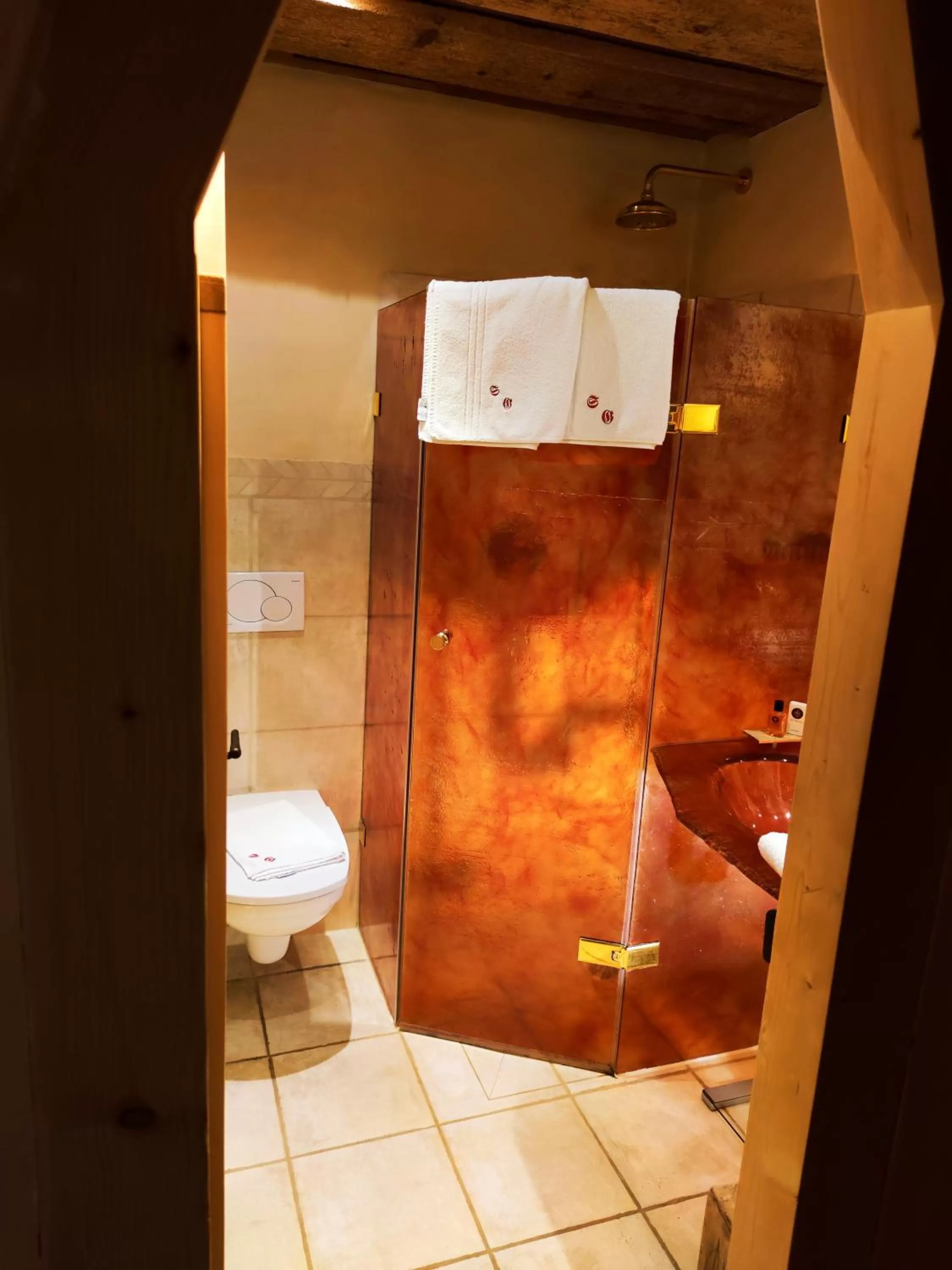 Shower in Hotel San Gabriele