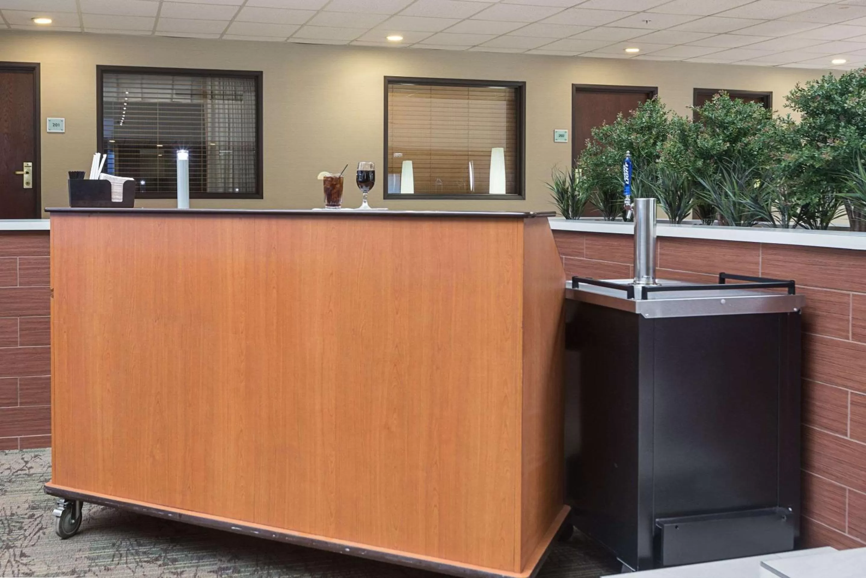 Lobby or reception in Quality Suites Lansing West