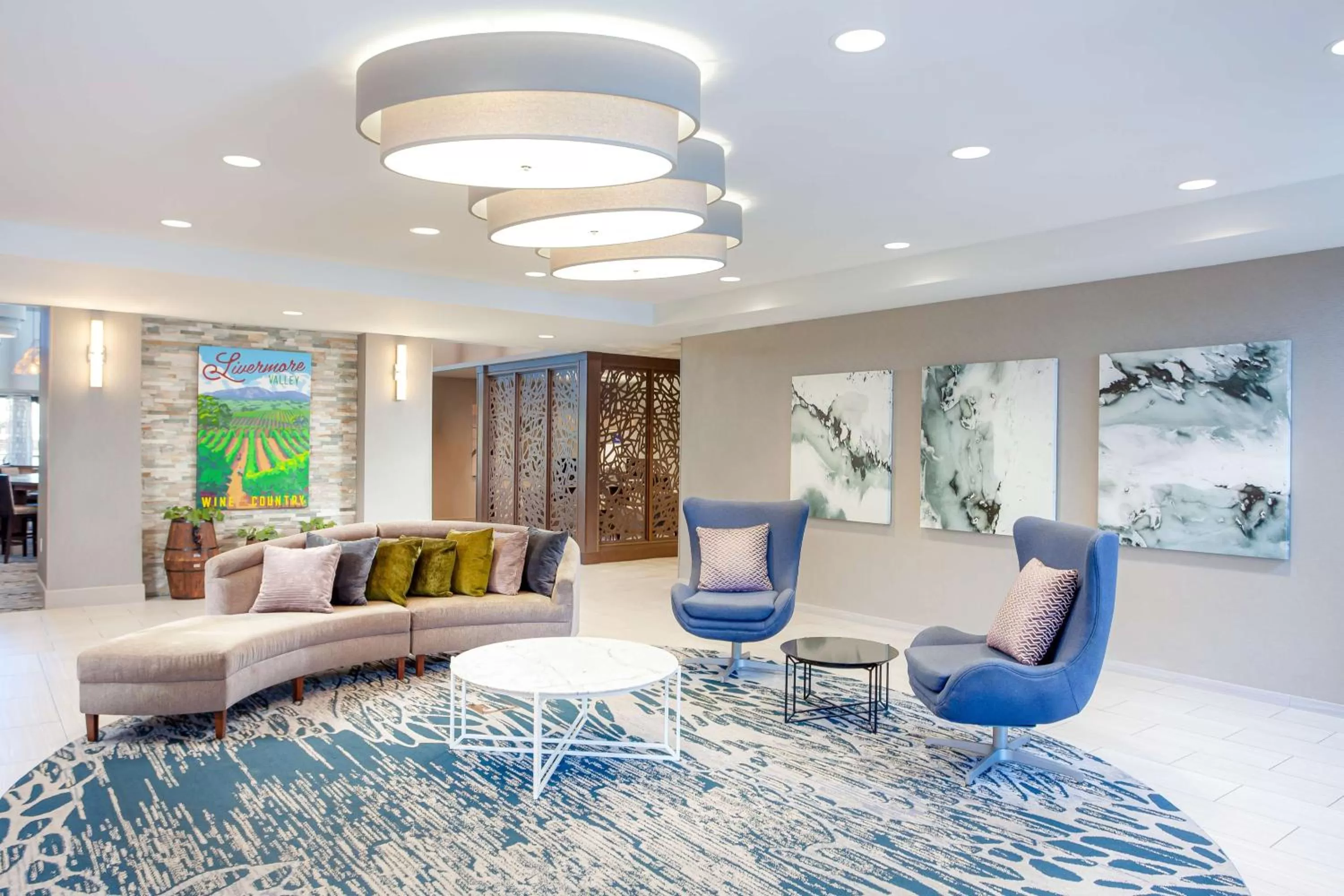 Lobby or reception in Homewood Suites By Hilton Livermore, Ca