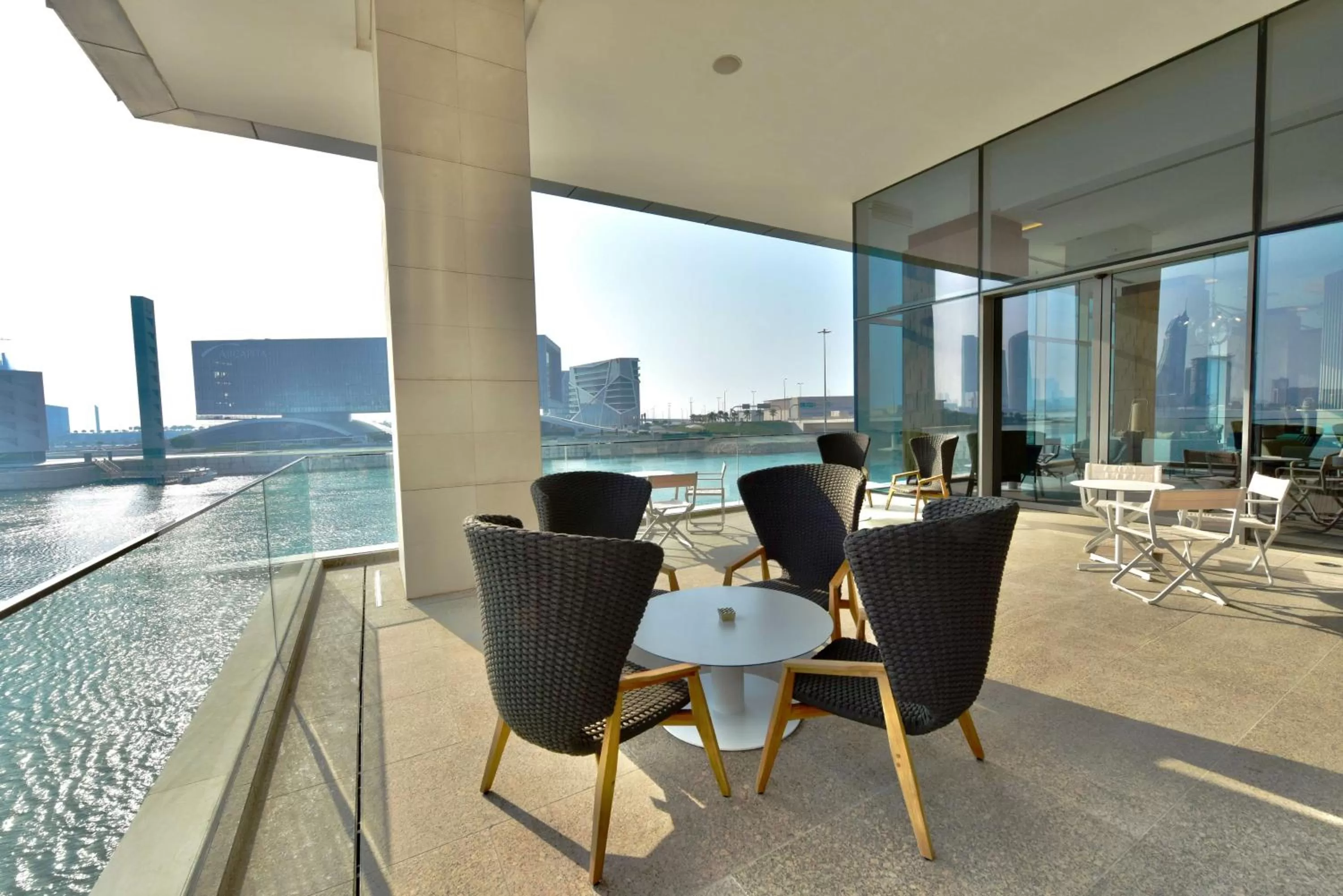 Patio in Hilton Garden Inn Bahrain Bay