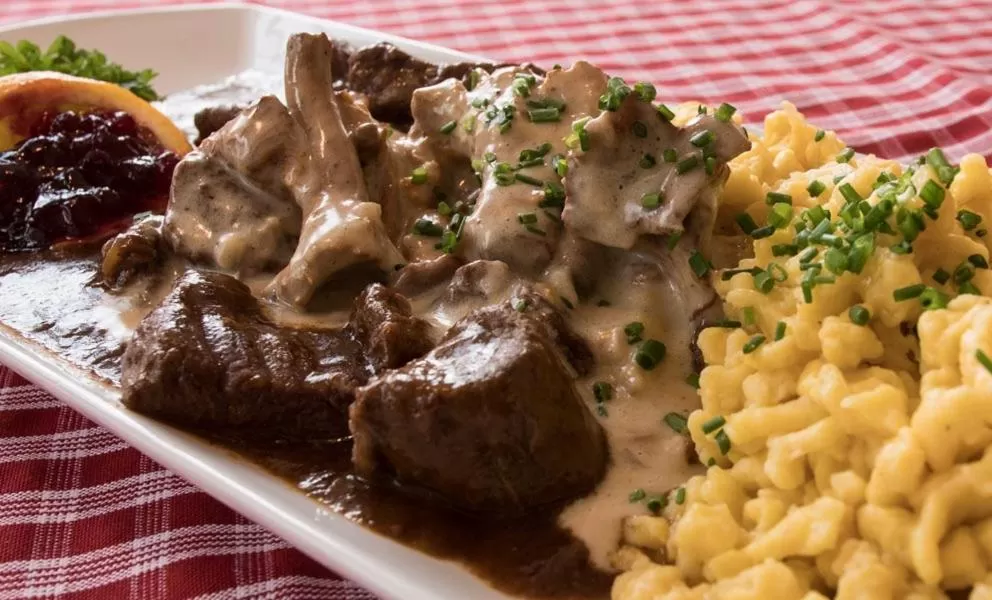 Lunch in Landgasthof Goldener Pflug