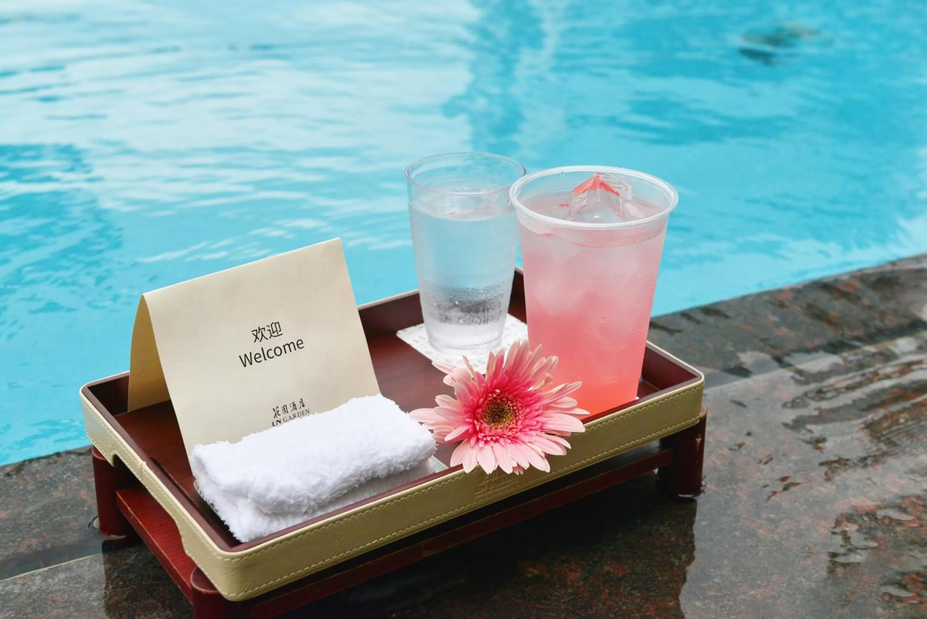 Swimming pool in The Garden Hotel Guangzhou