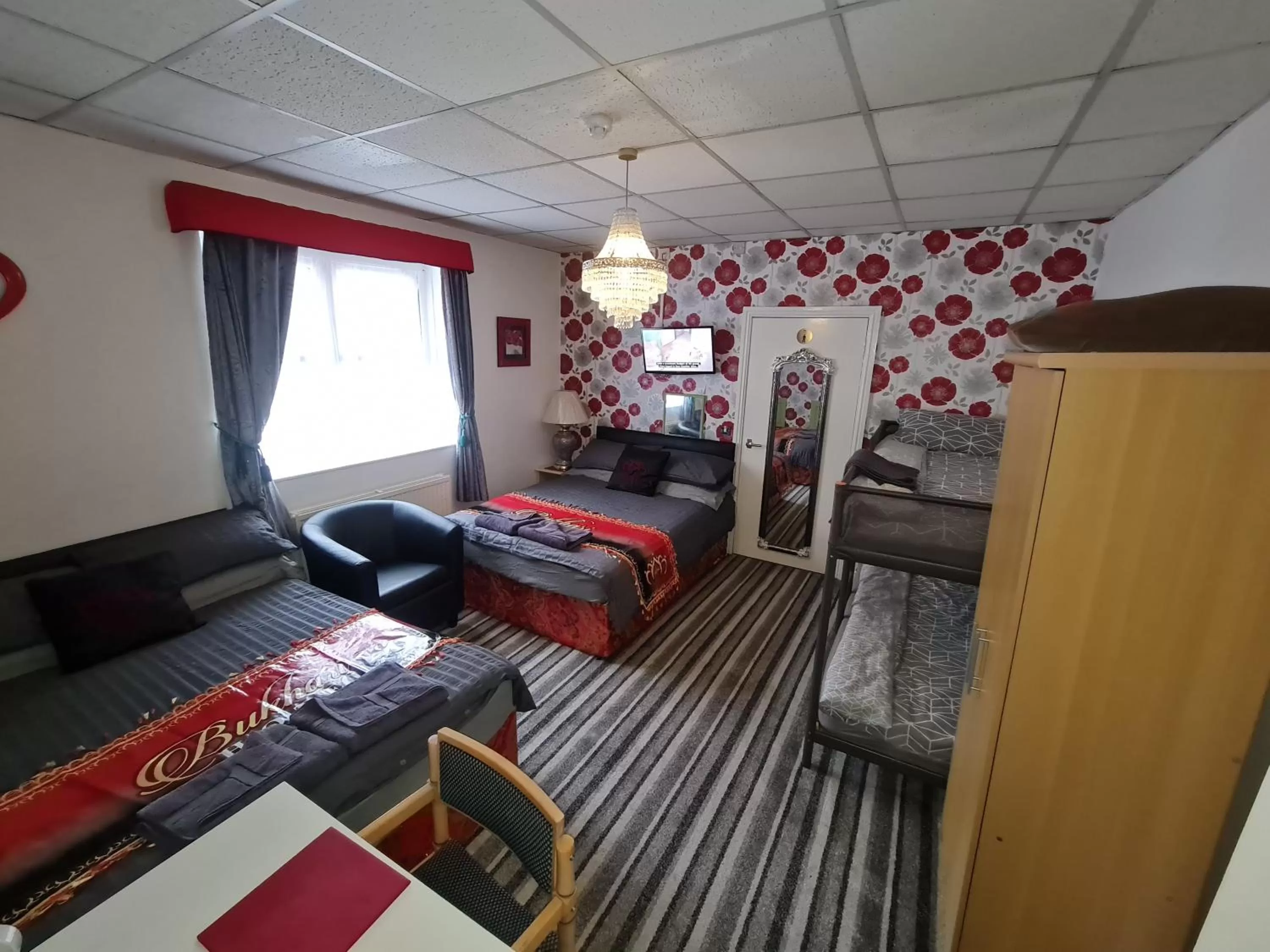 Photo of the whole room, Bed in BUKHARI Hotel