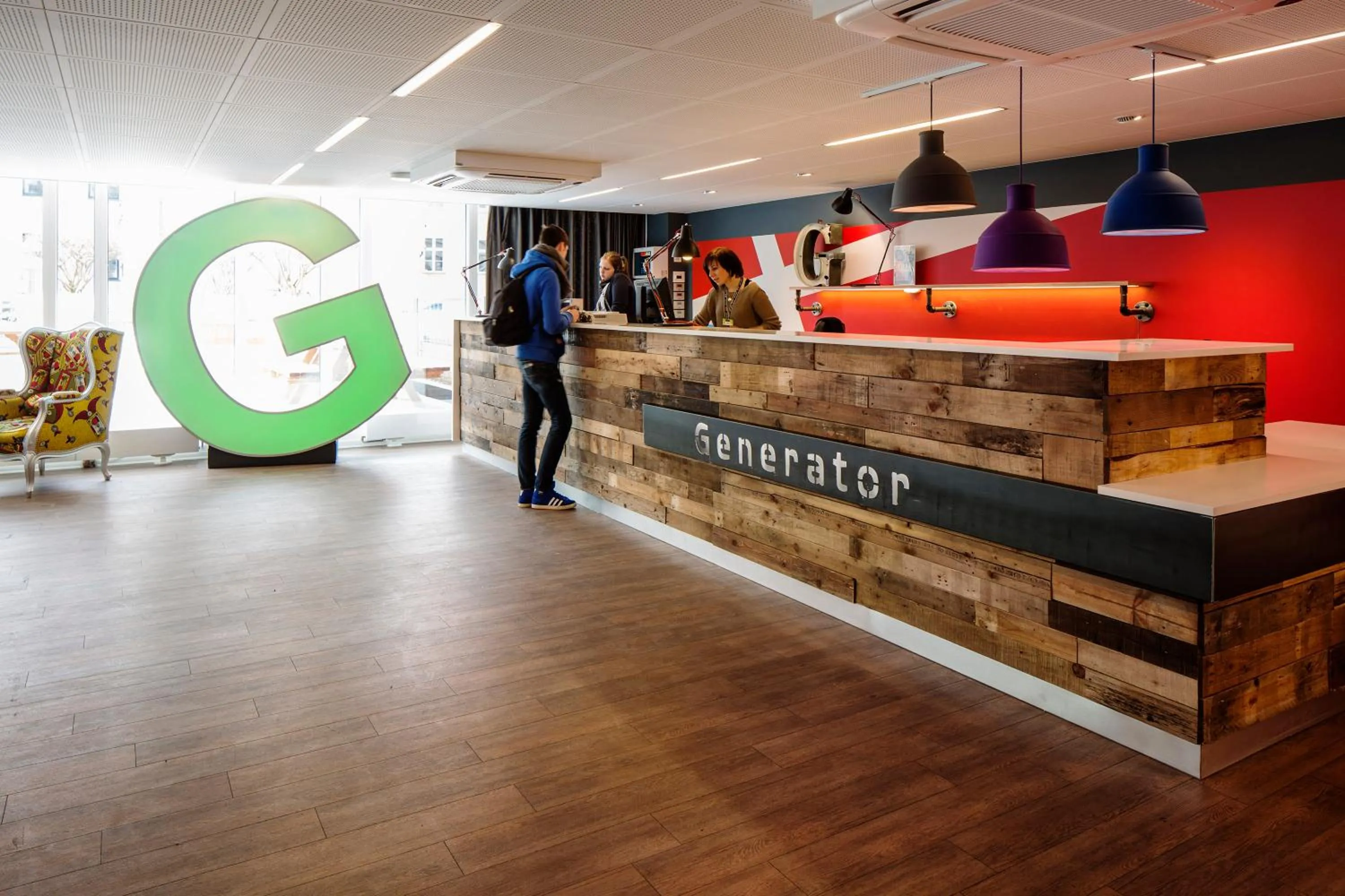 Lobby or reception in Generator Copenhagen