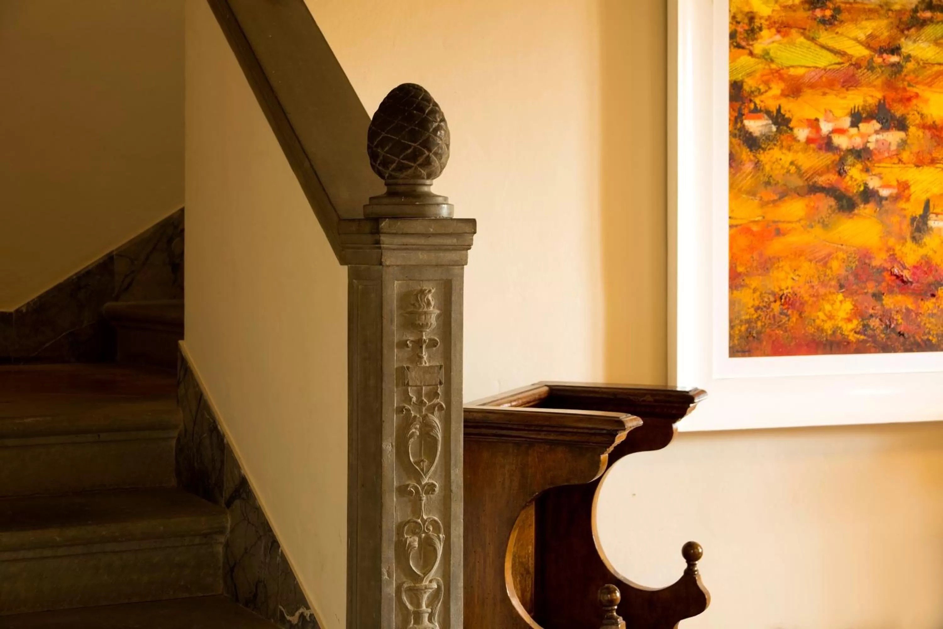 Decorative detail in Certosa di Pontignano Residenza d'Epoca - Place of Charme