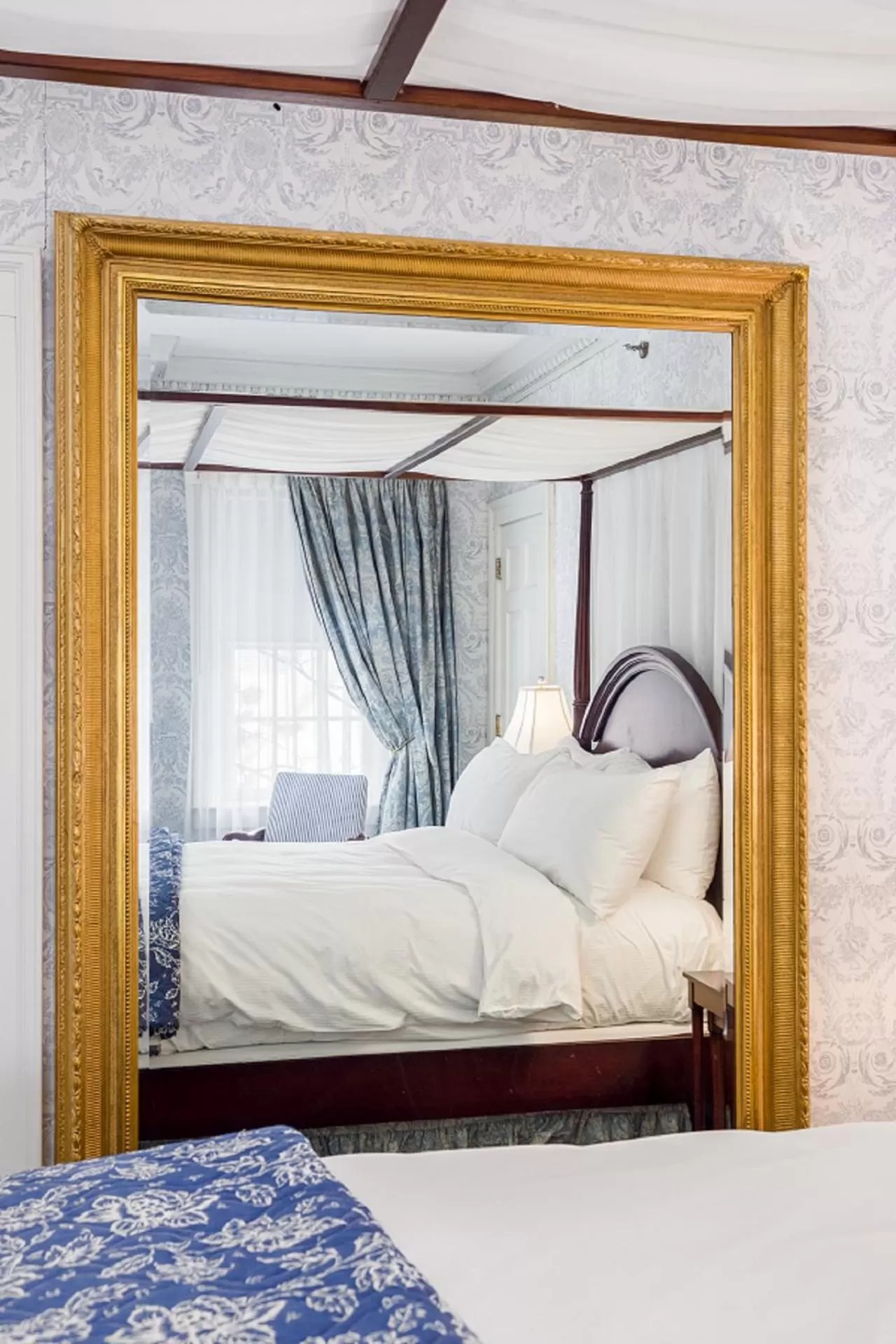 Bed in Simsbury 1820 House