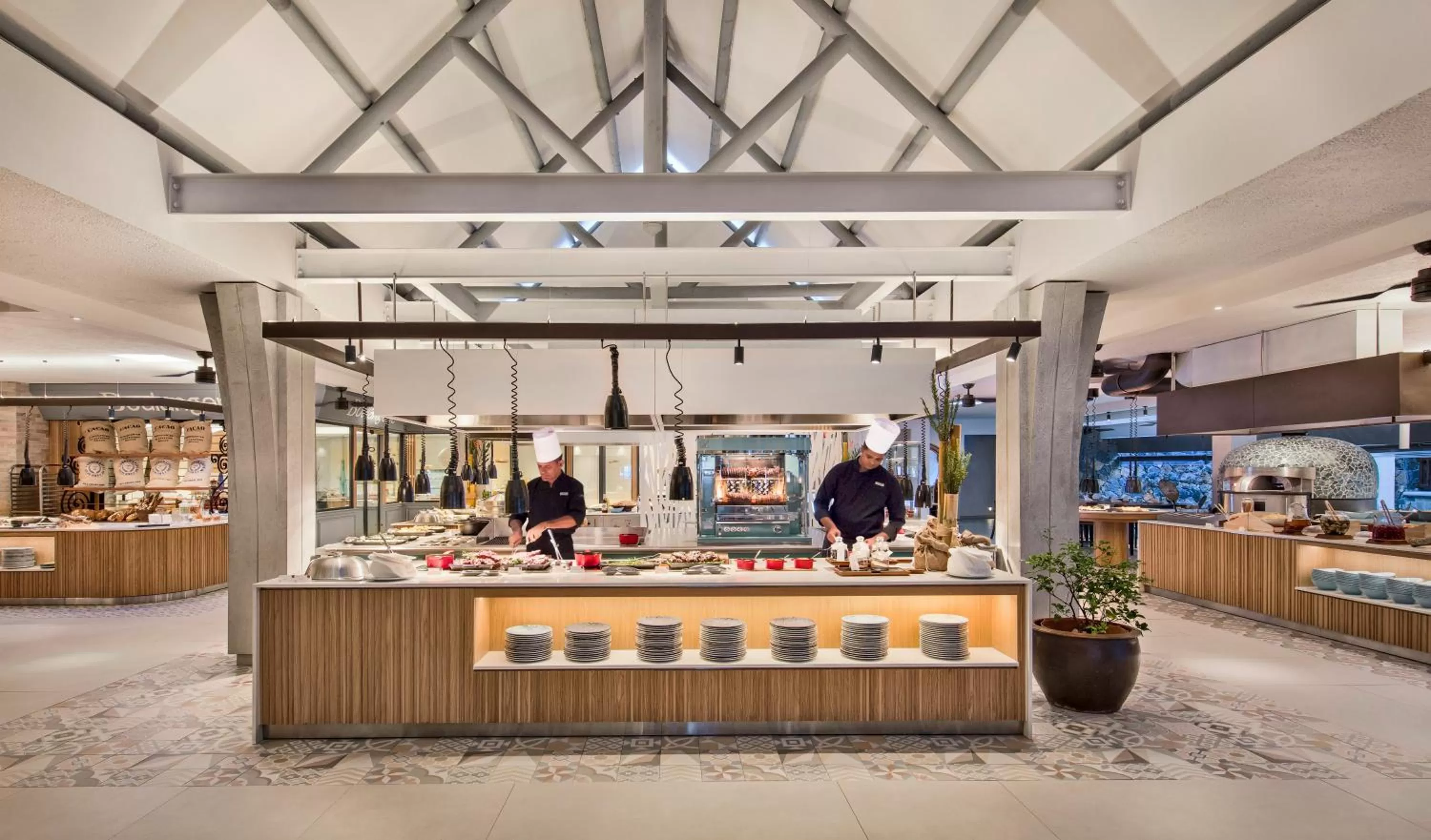 Restaurant/places to eat in Constance Belle Mare Plage