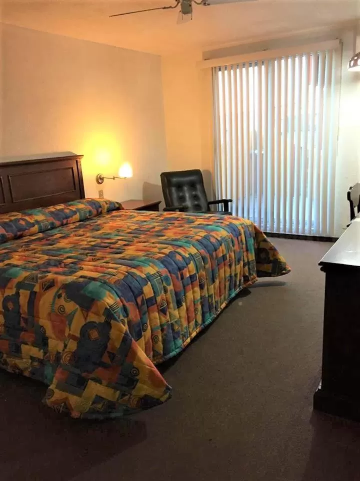 Bed in Hotel Paquime