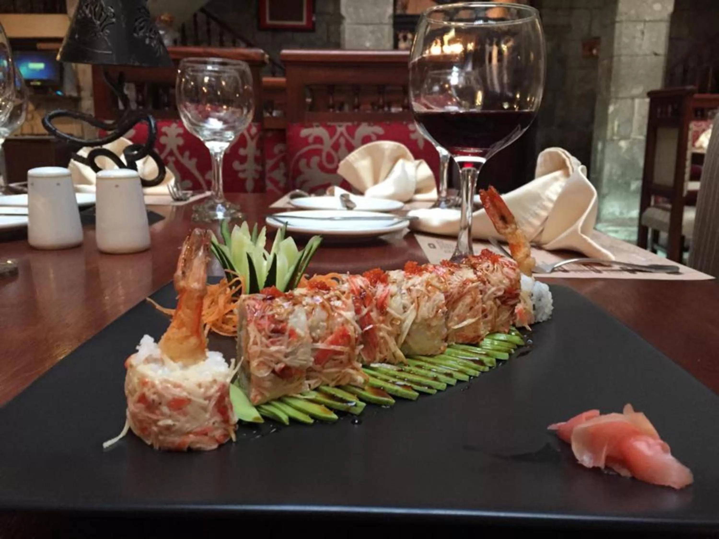 Food close-up in Roka Plaza Hotel Boutique