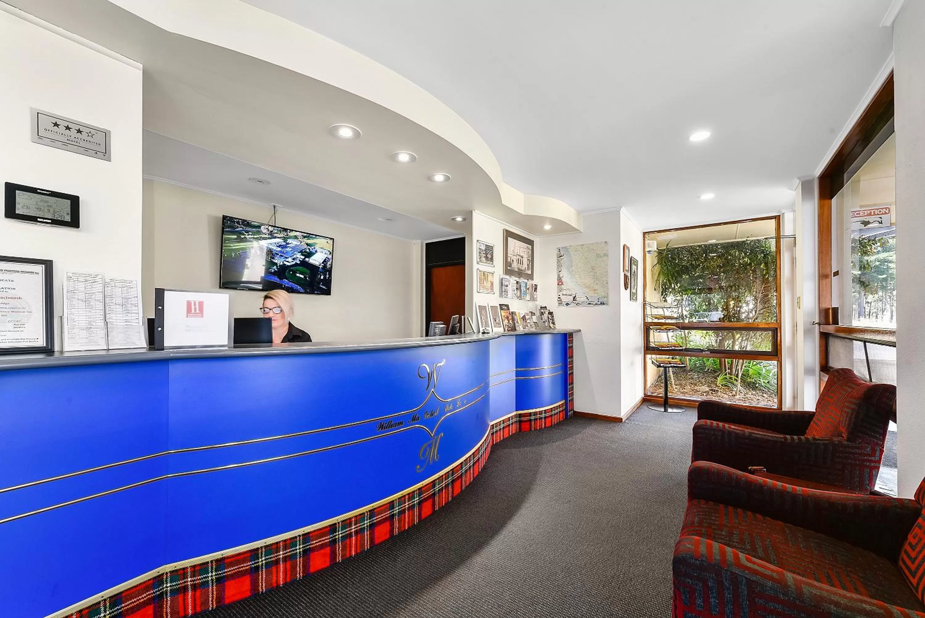 Lobby or reception in William Macintosh Motor Lodge