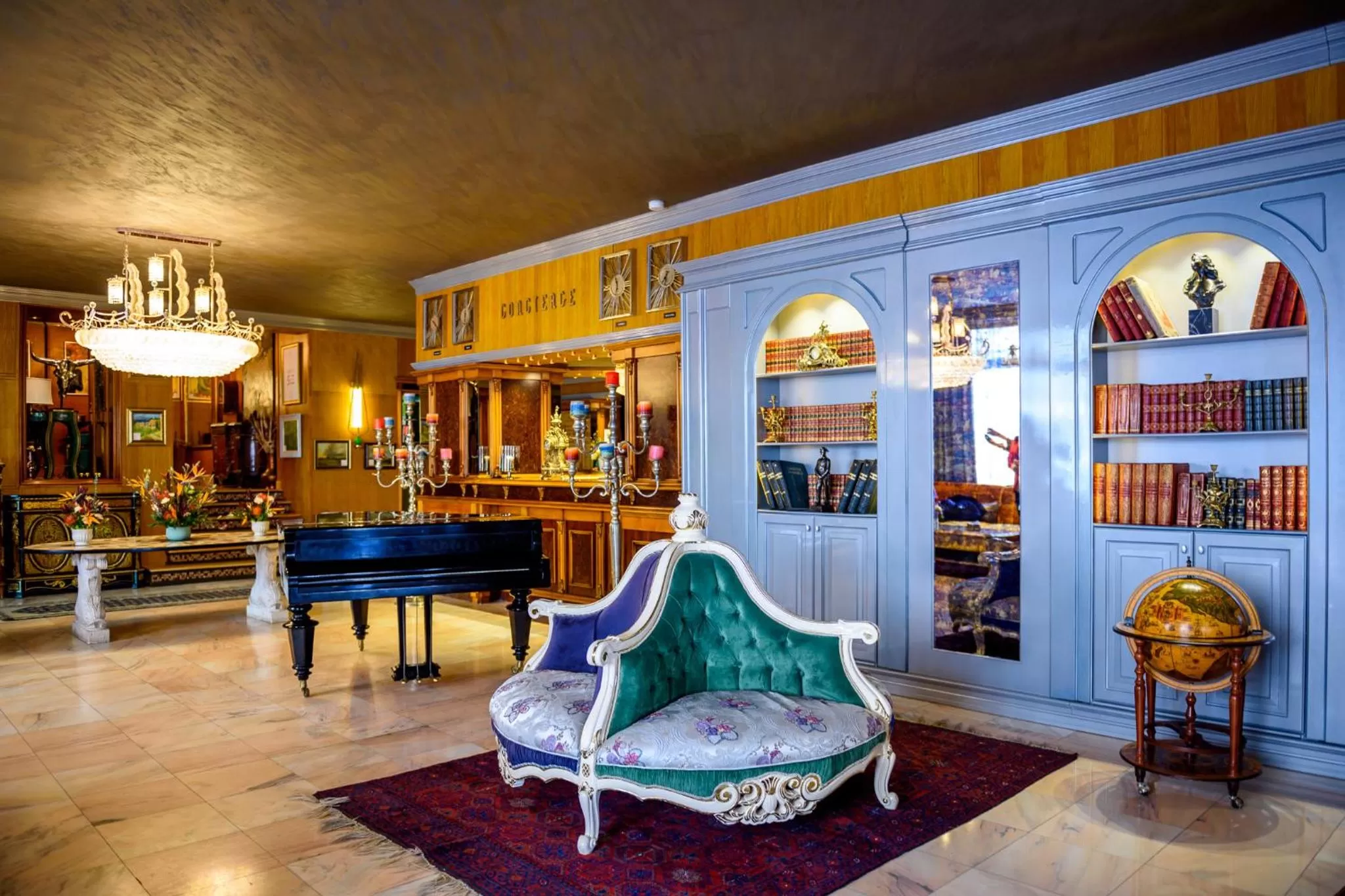 Library in Hotel Lido by Phoenicia