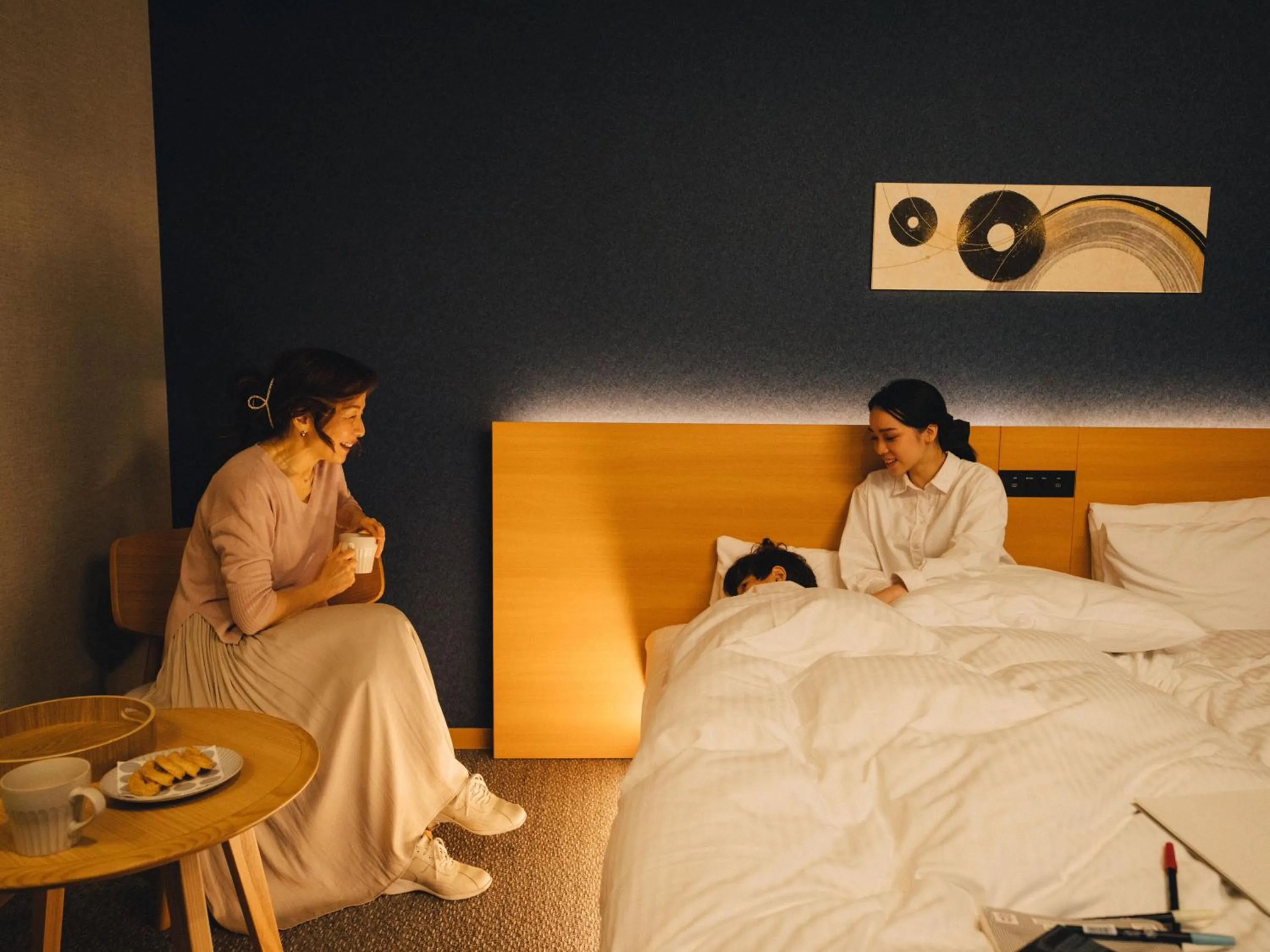 People, Bed in MIMARU Tokyo Akasaka