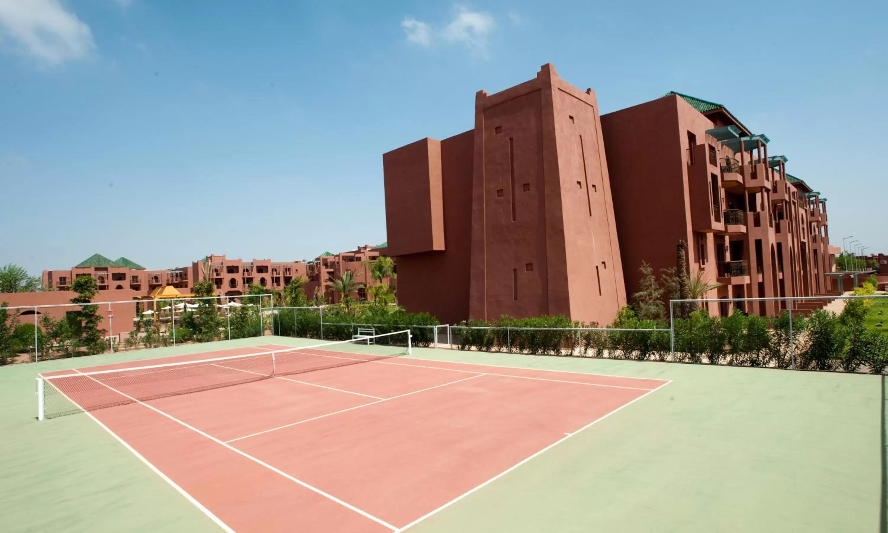 Tennis court in Palm Plaza Marrakech