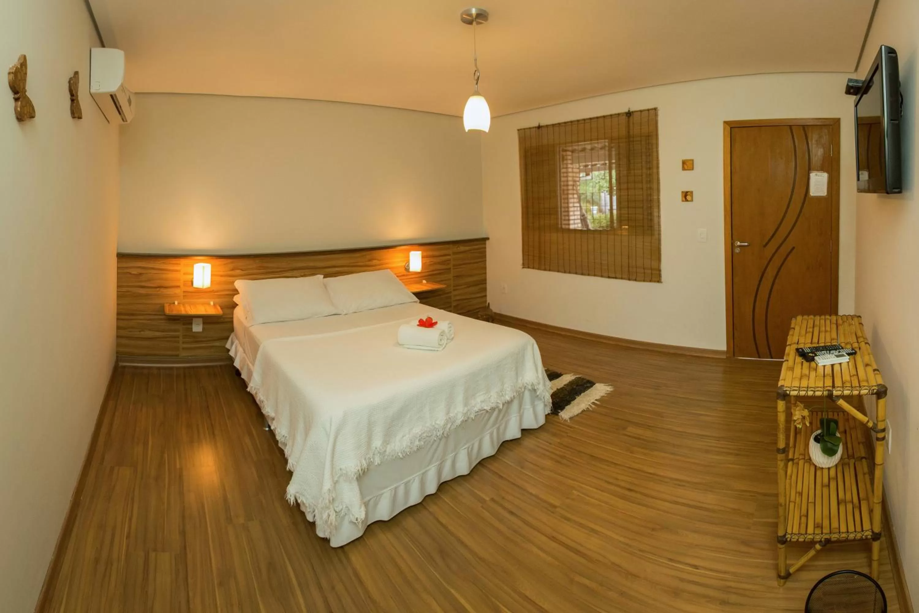 Bed in Pousada Vento Sul