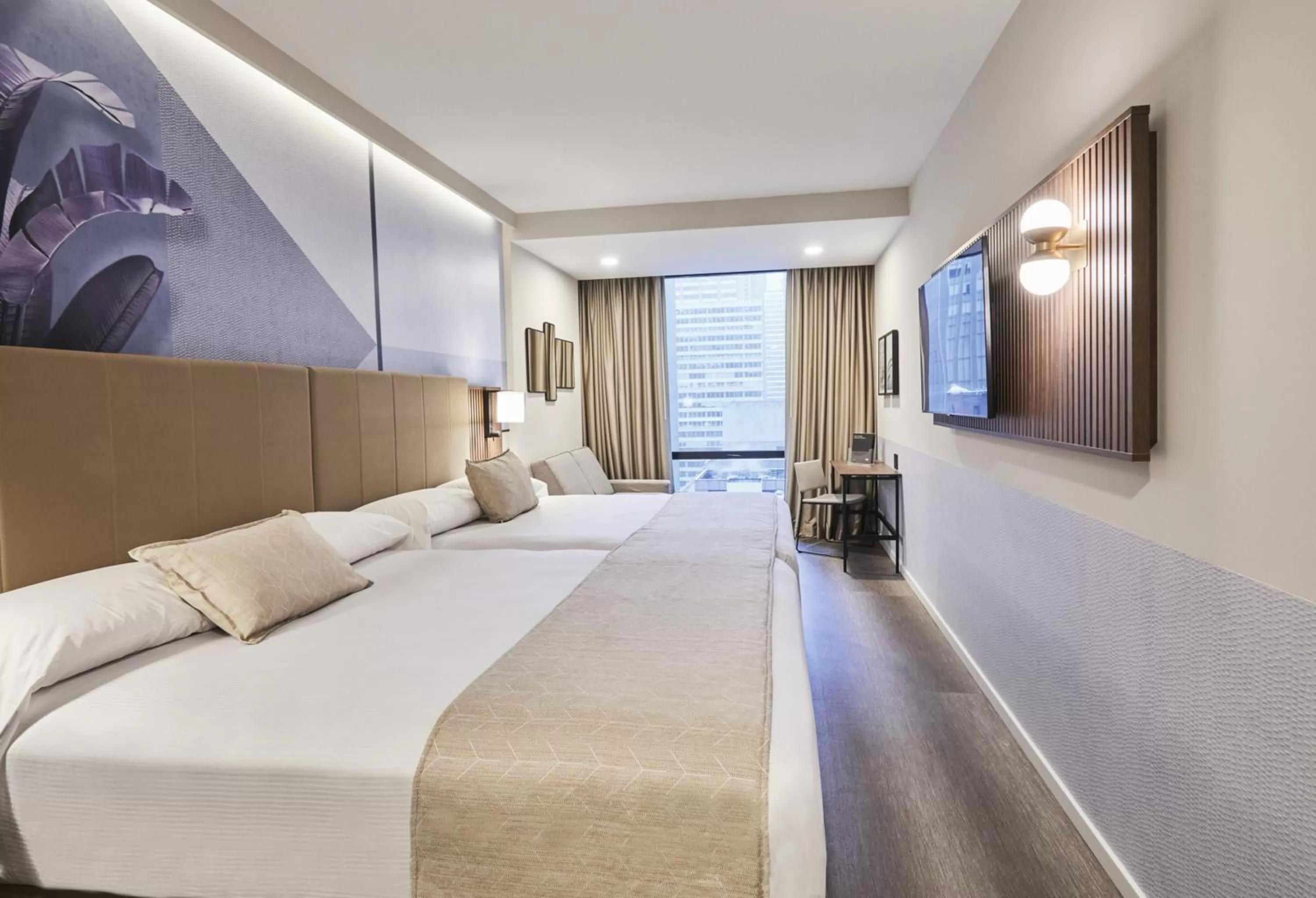 Bed in Riu Plaza Manhattan Times Square