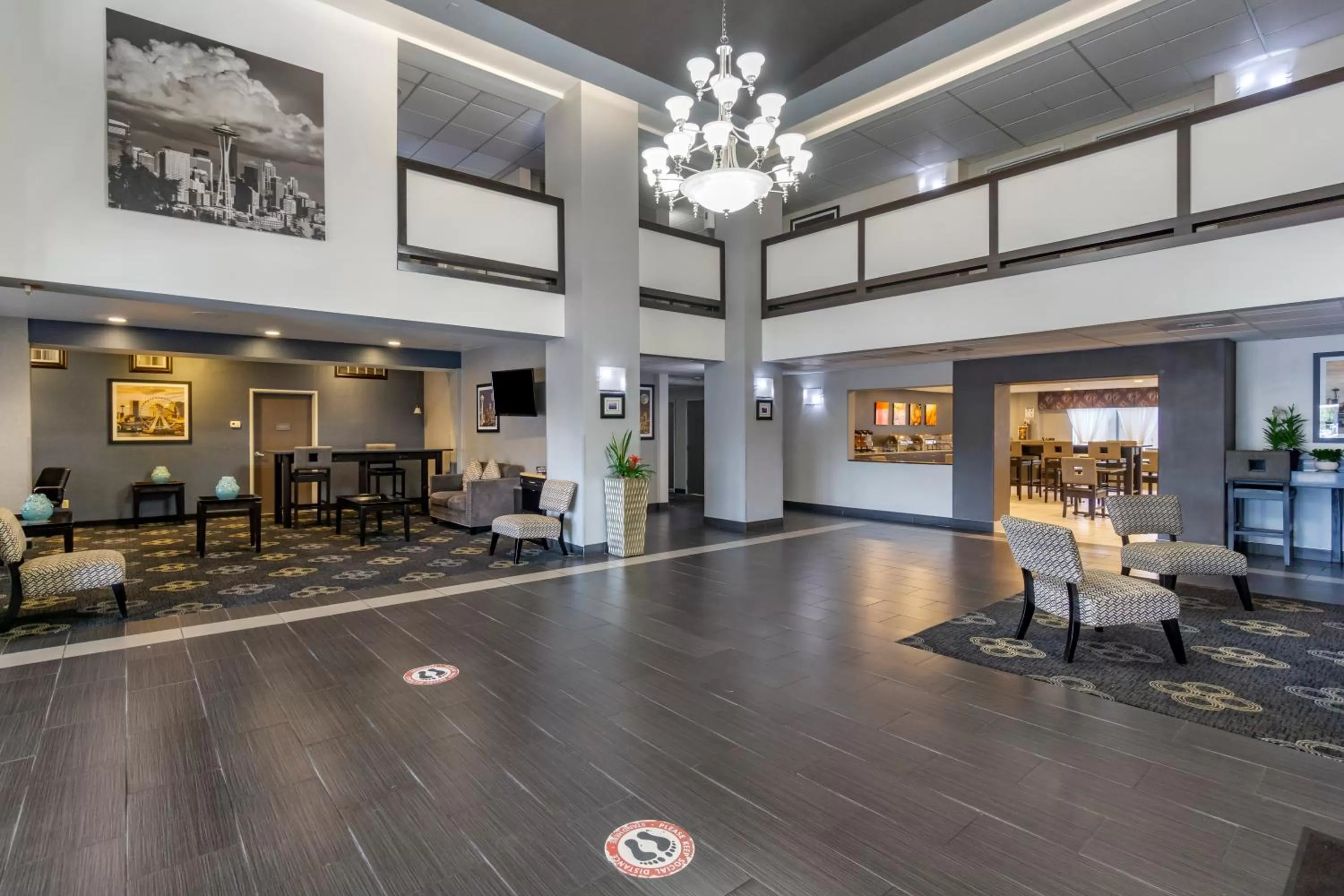 Lobby or reception in Comfort Inn Kent - Seattle