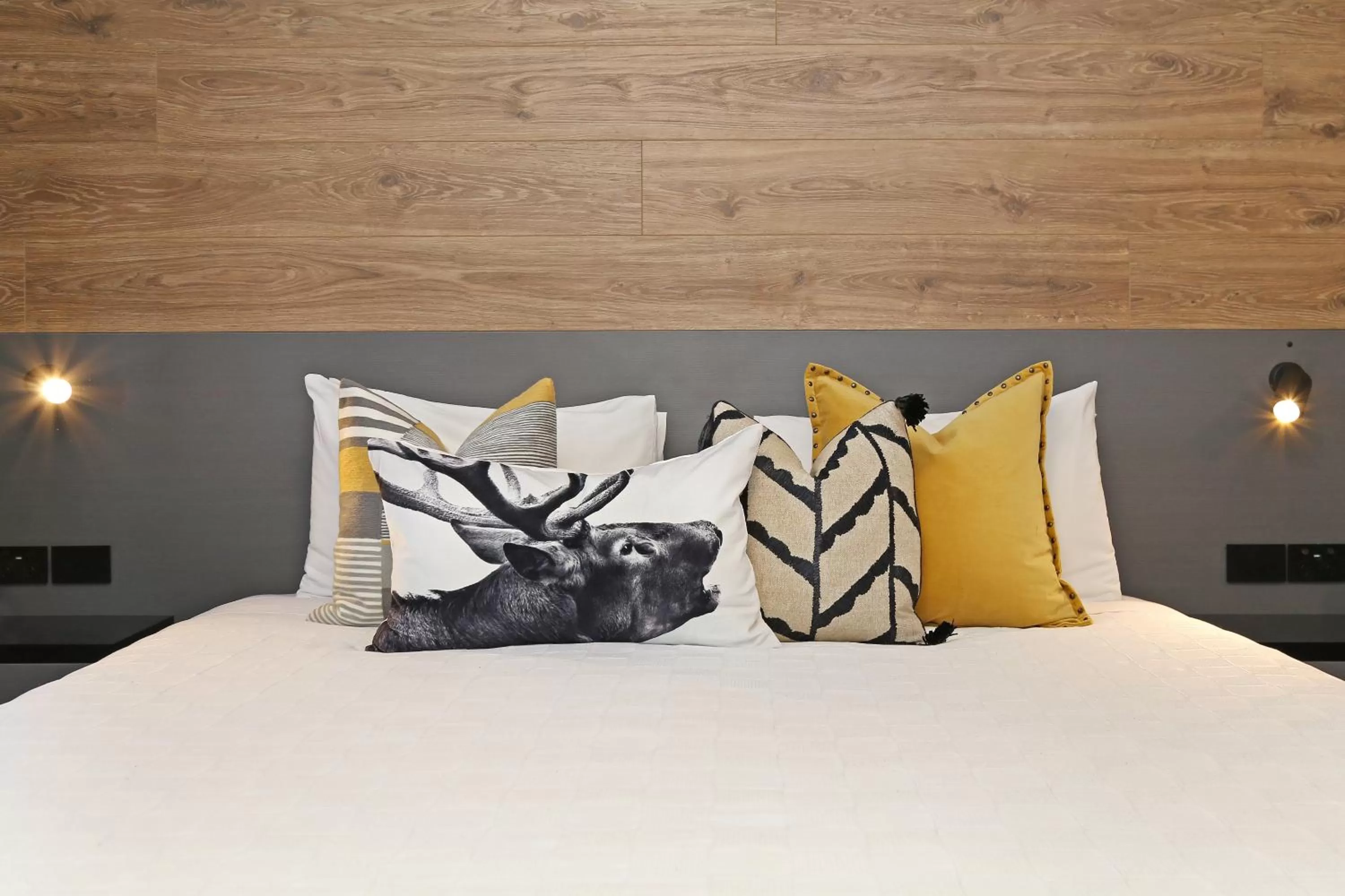 Decorative detail, Bed in Townhouse Hotel