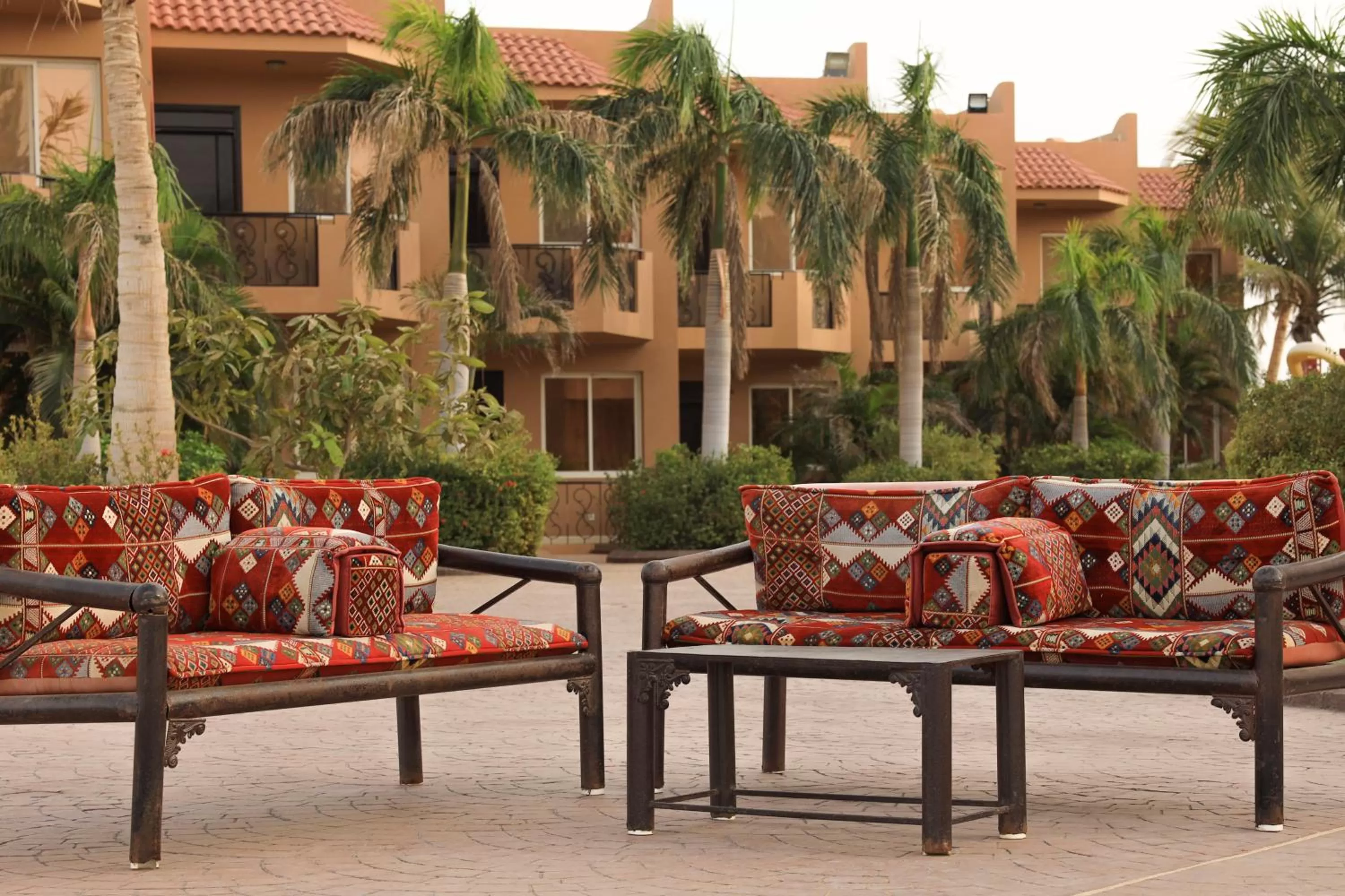 Patio in منتجع الاحلام ينبع & Alahlam Resort Yanbu