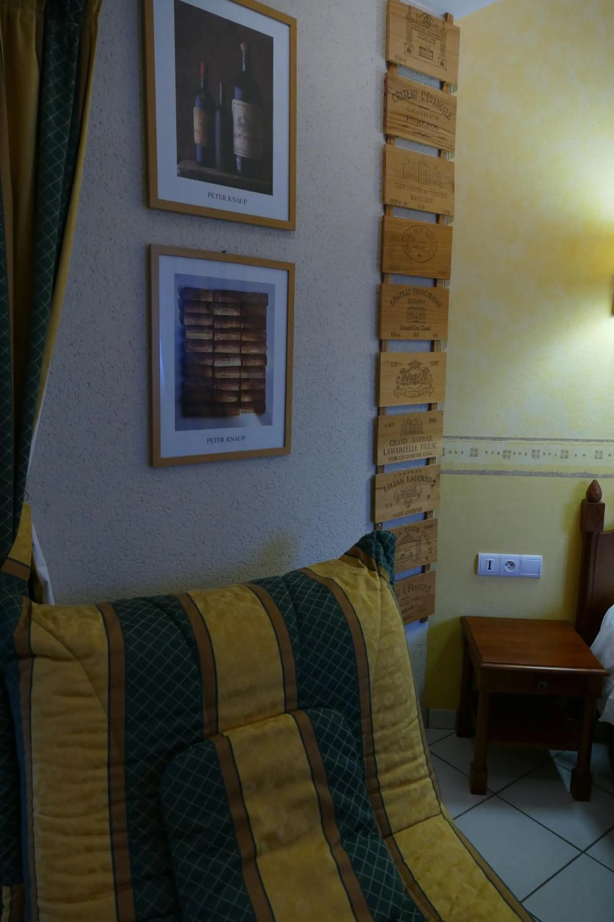 Seating area in Logis Hotels Le Champalud Restaurant La Citadelle