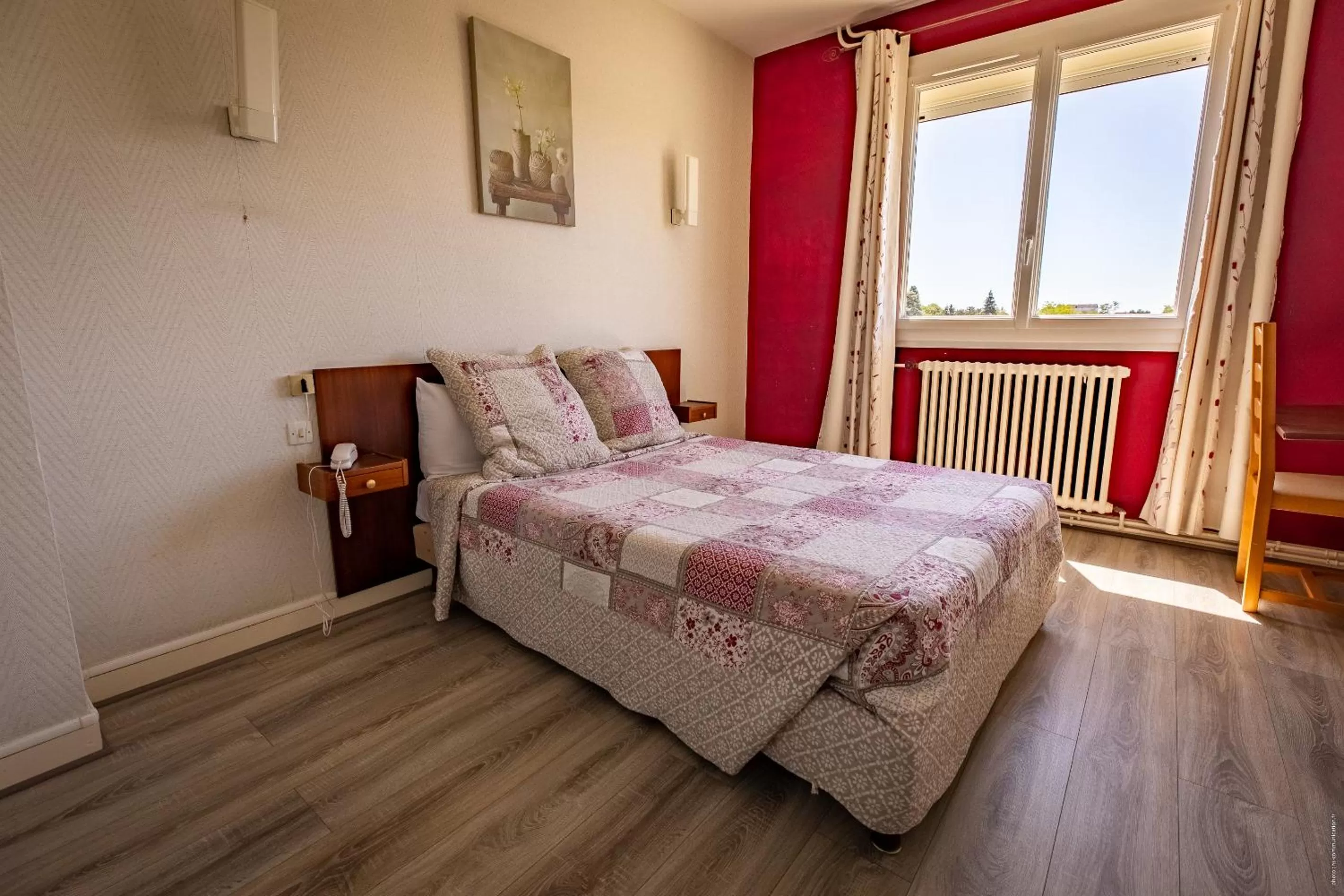 Bed in Hotel Christina