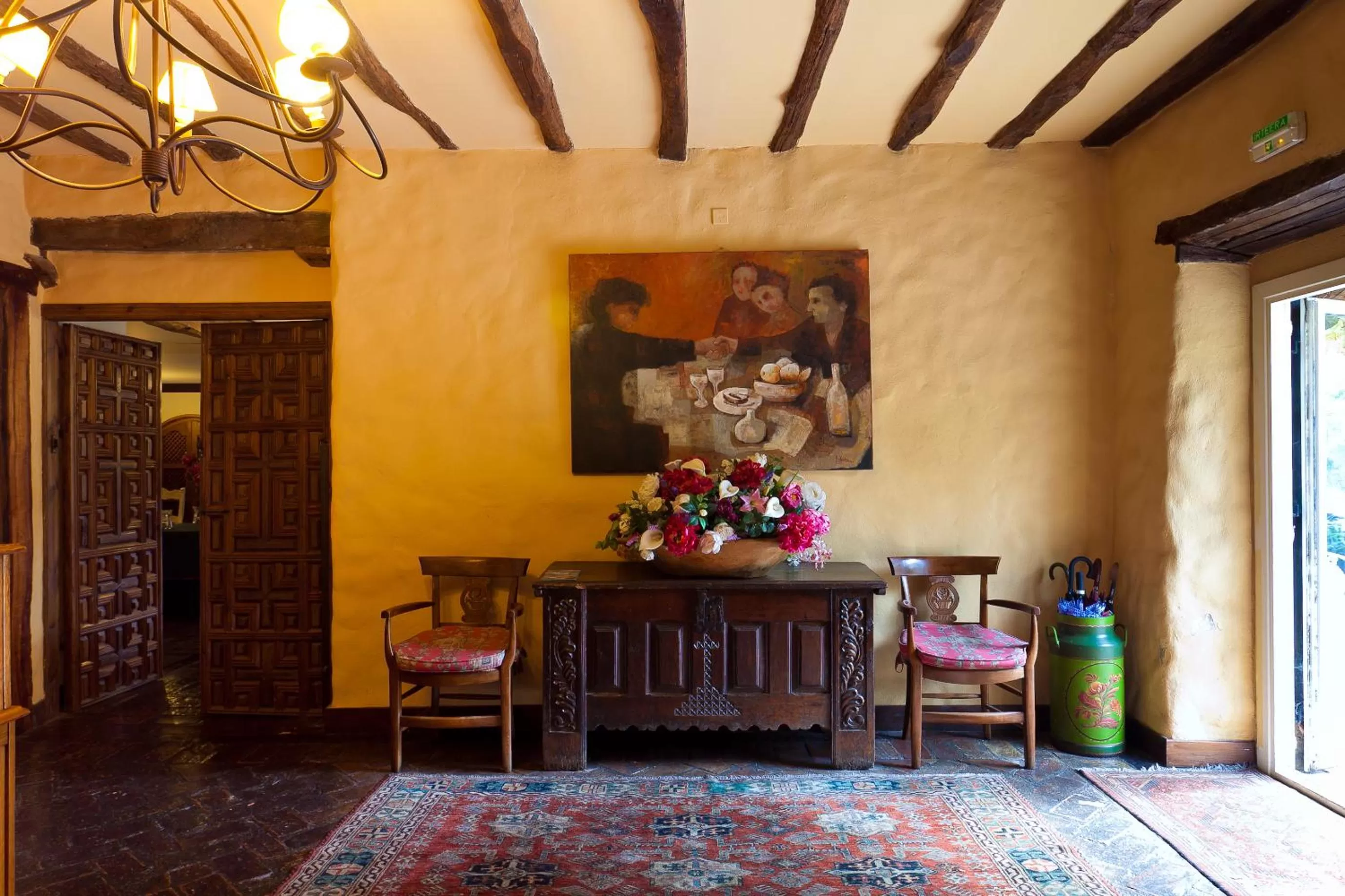 Decorative detail in Hotel Zubieta