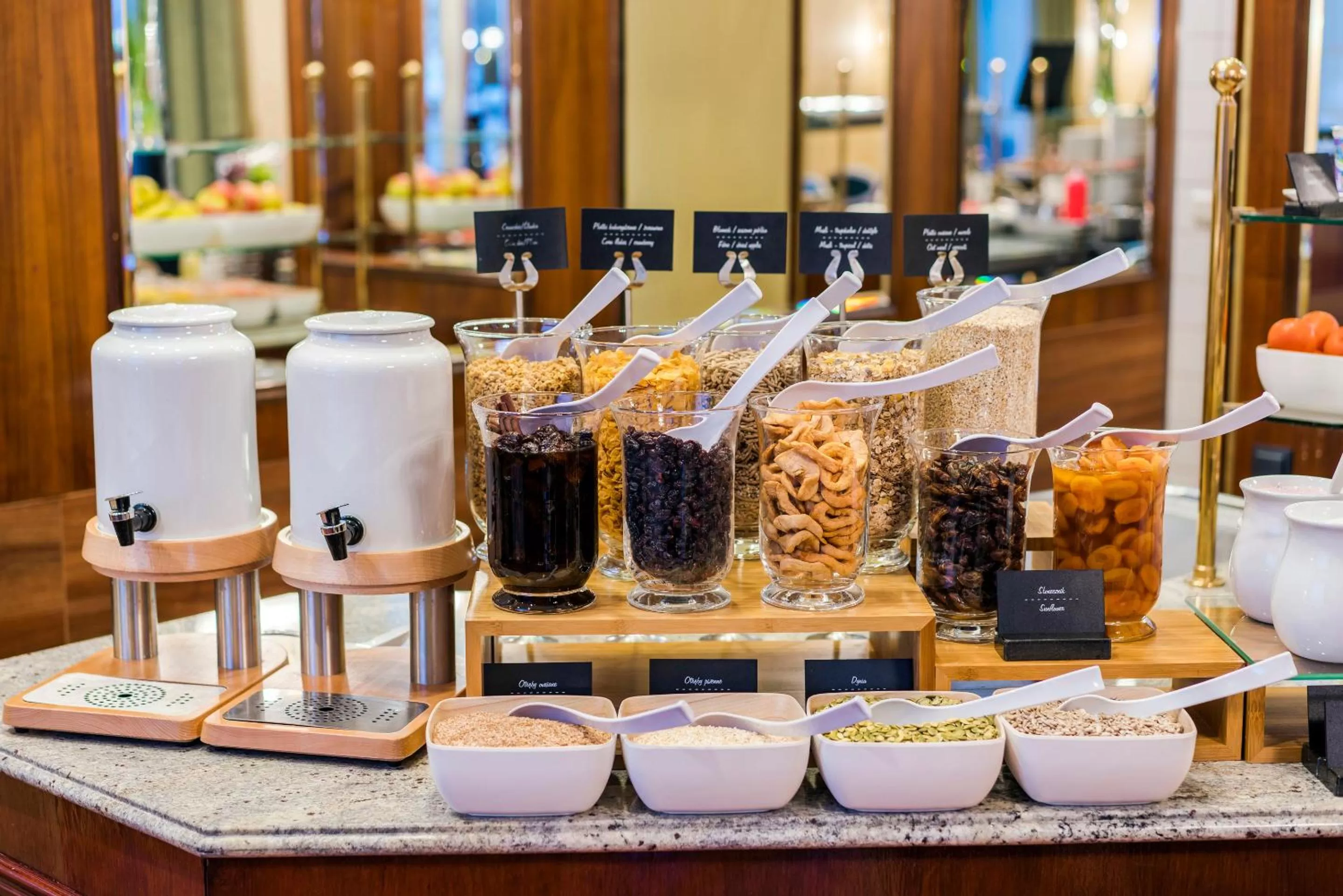 Buffet breakfast in Hotel Polonia Palace