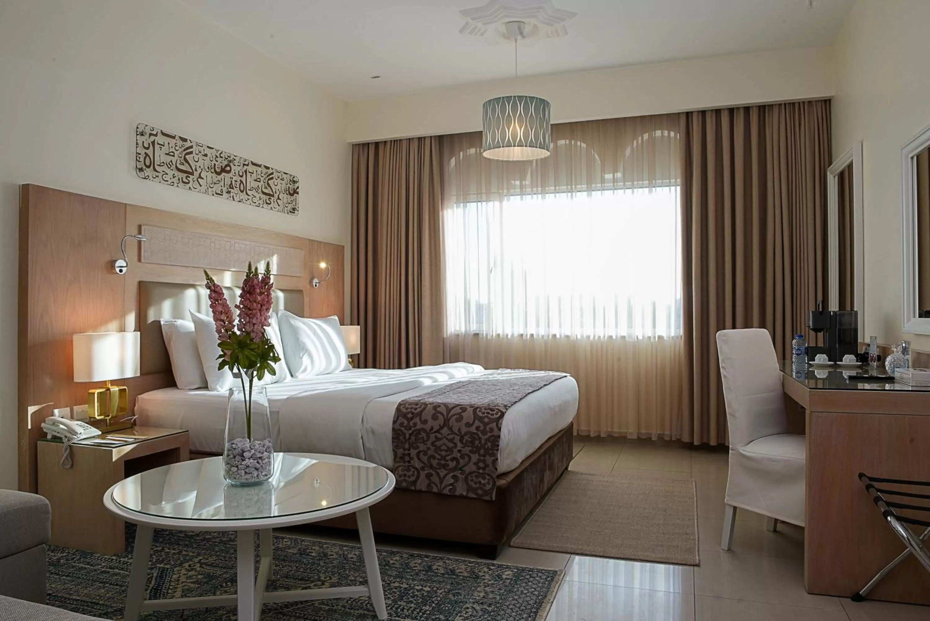 Bed in Toledo Amman Hotel